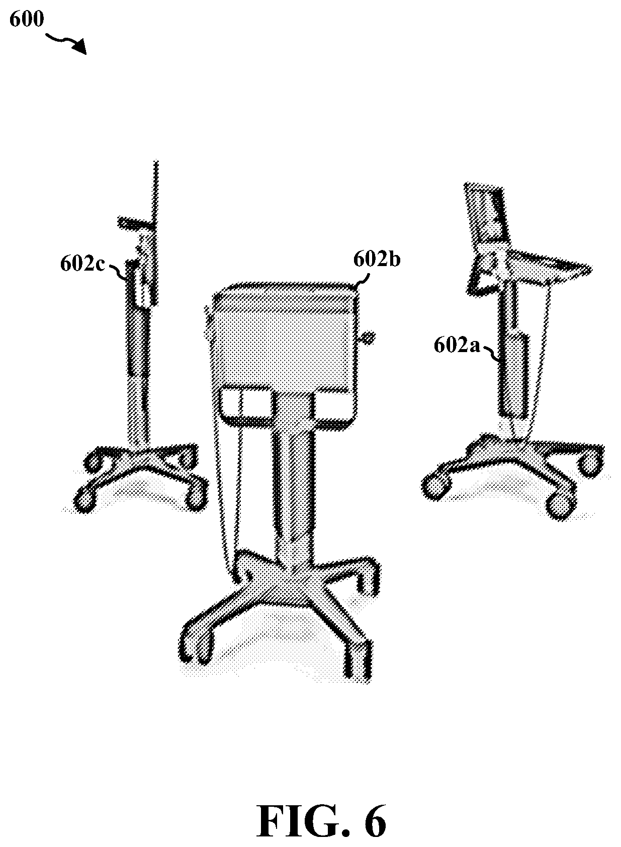 Patent US12426854 Figure 6 – Coordinating scanners in an ultrasound cart