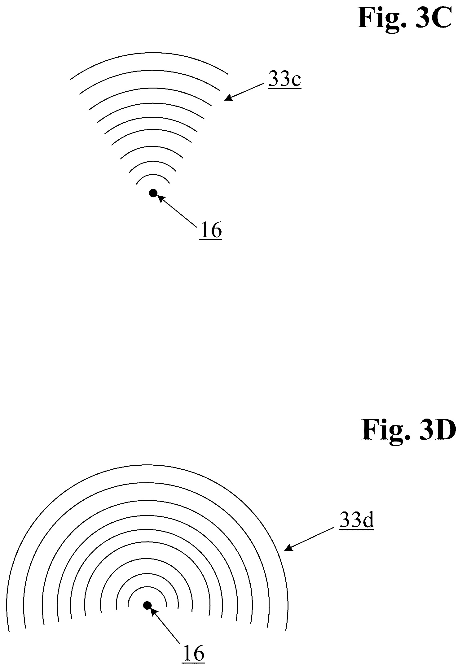 Patent US12426855 Figure 4 – Ultrasound imaging using apparent point-source transmit transducer