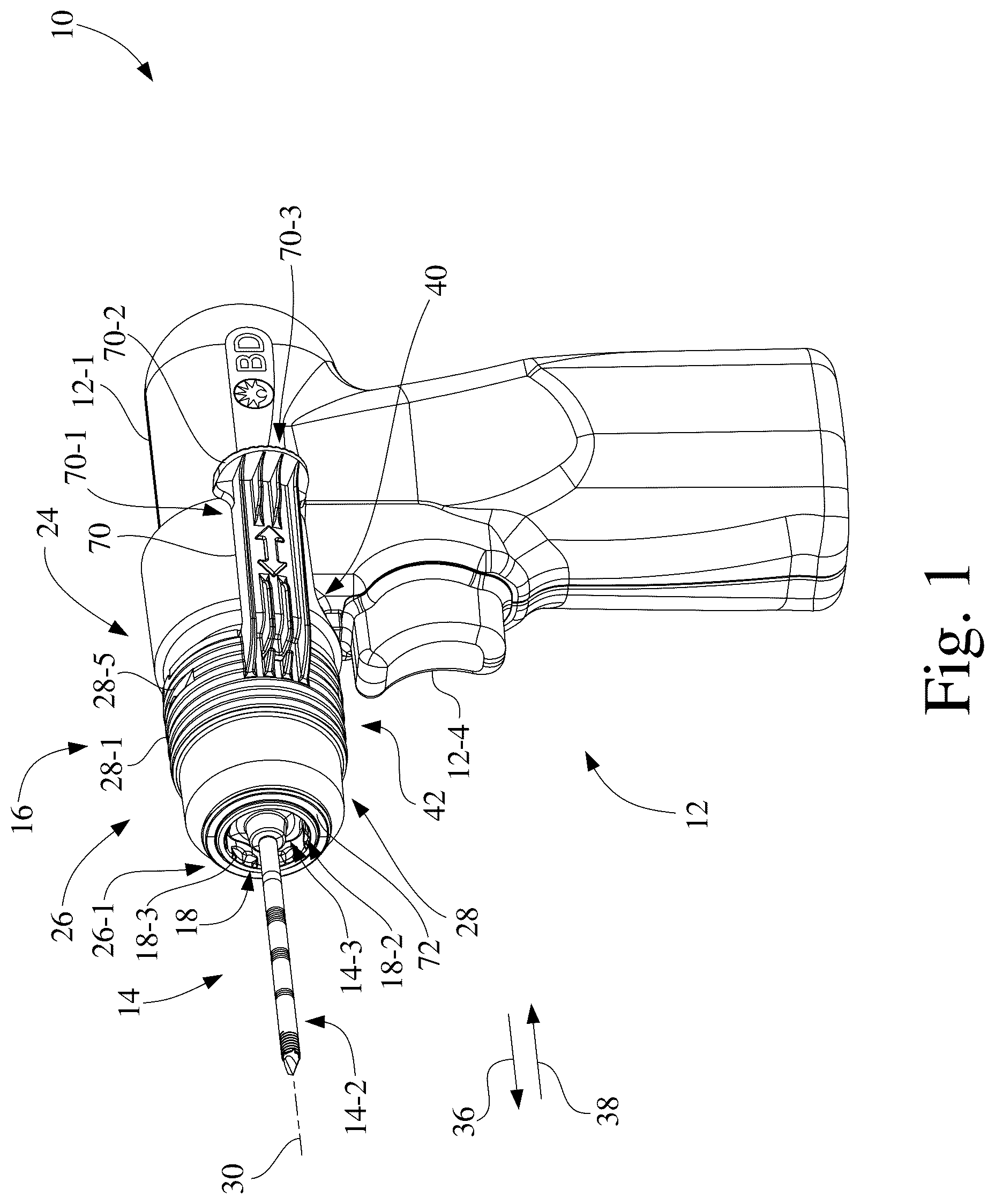 Patent US12426859 Figure 1 – Biopsy system and coupler device for use therewith