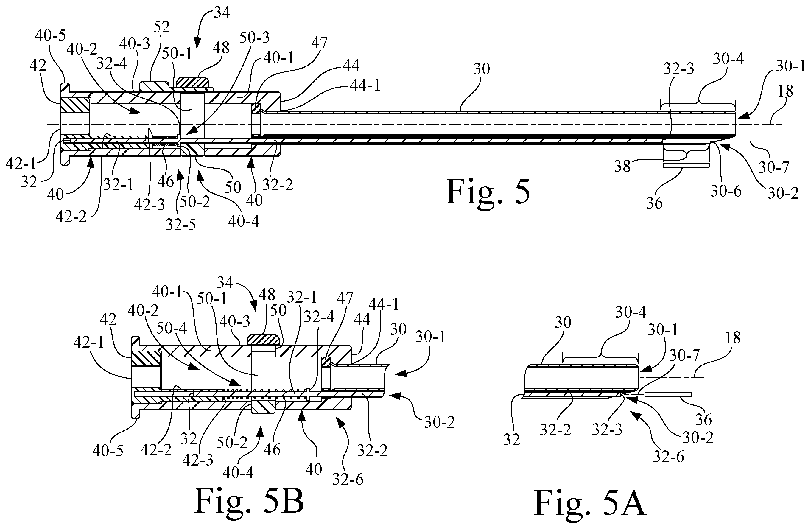 Patent US12426860 Figure 4 – Dual lumen coaxial introducer having integrated tissue marker delivery
