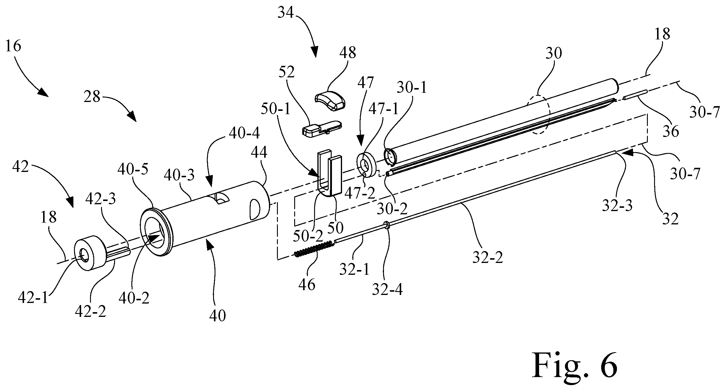 Patent US12426860 Figure 5 – Dual lumen coaxial introducer having integrated tissue marker delivery
