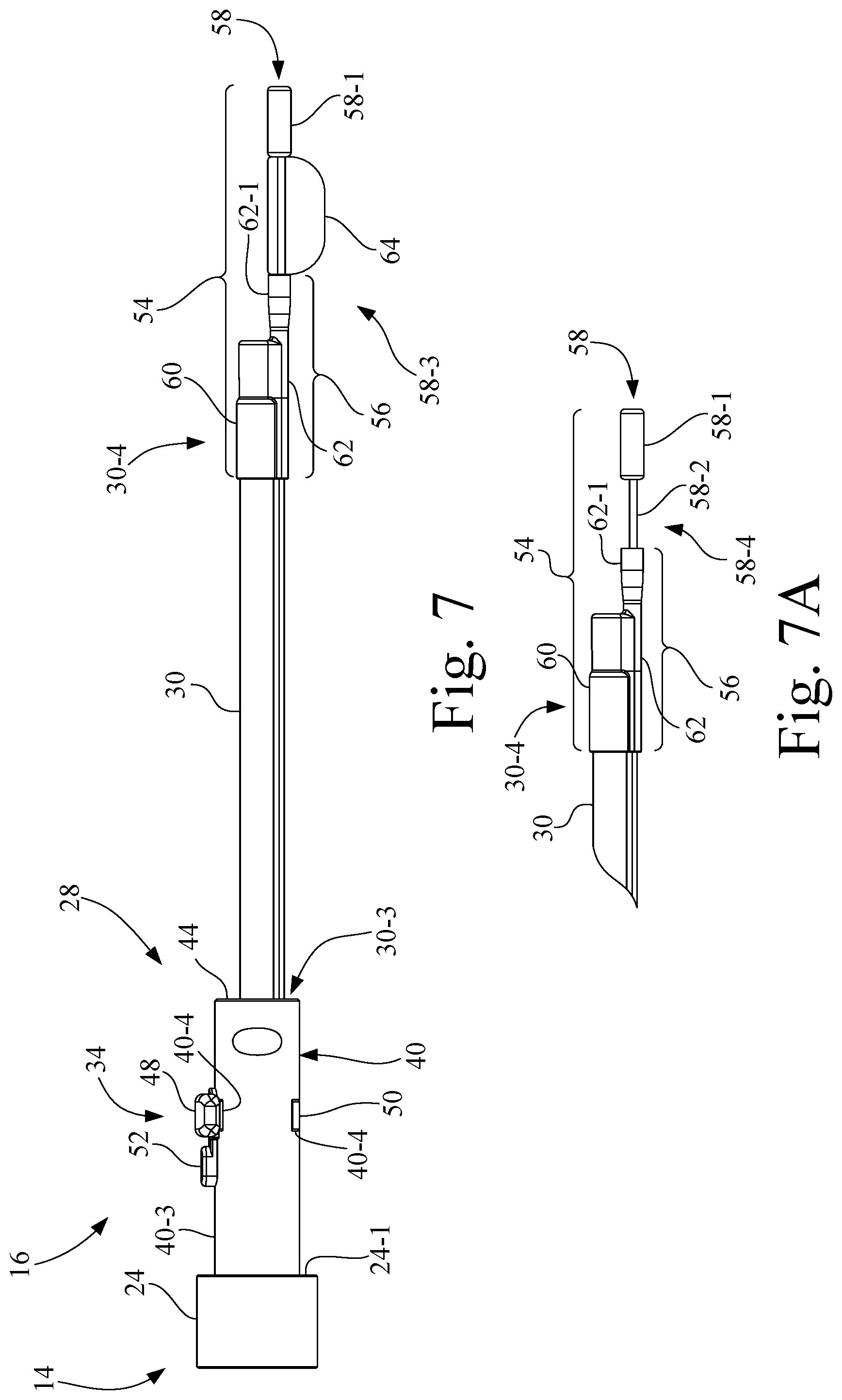 Patent US12426860 Figure 6 – Dual lumen coaxial introducer having integrated tissue marker delivery