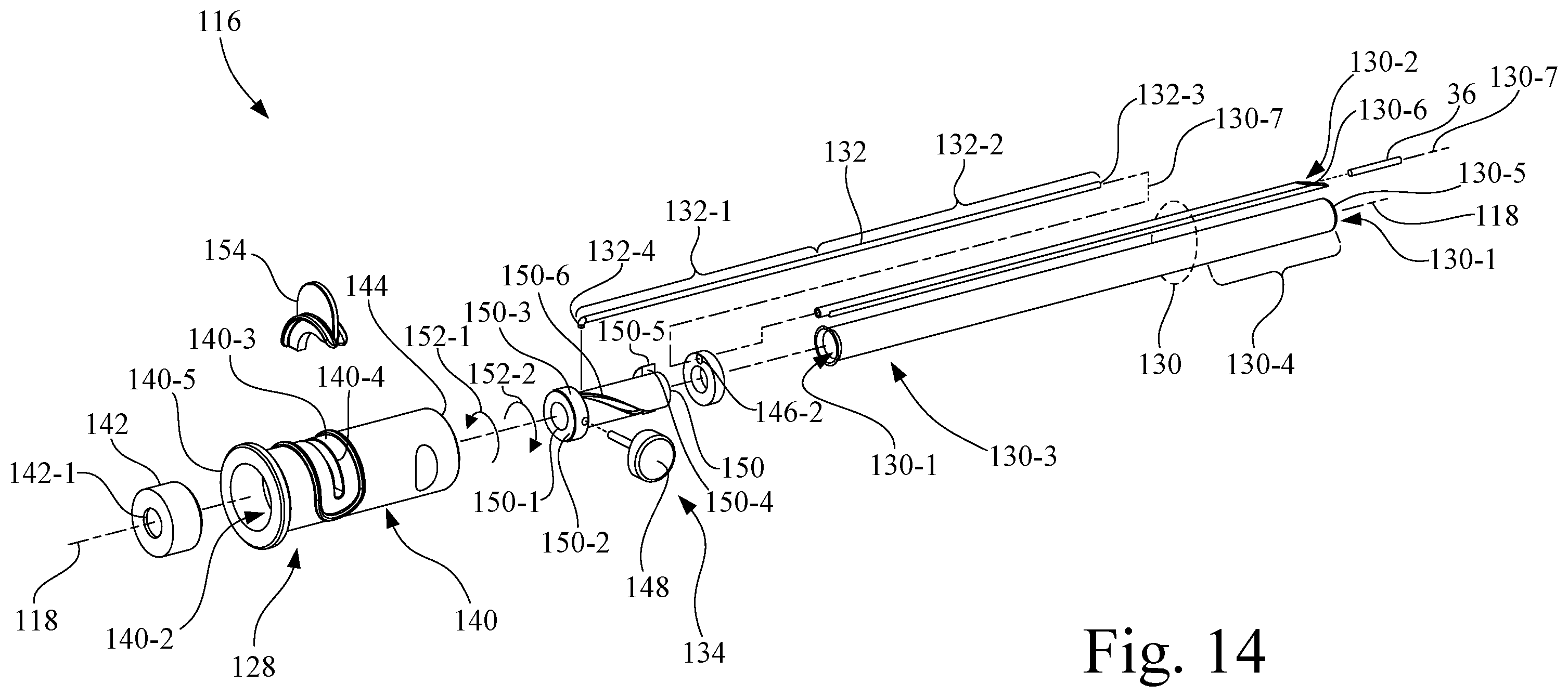 Patent US12426860 Figure 12 – Dual lumen coaxial introducer having integrated tissue marker delivery