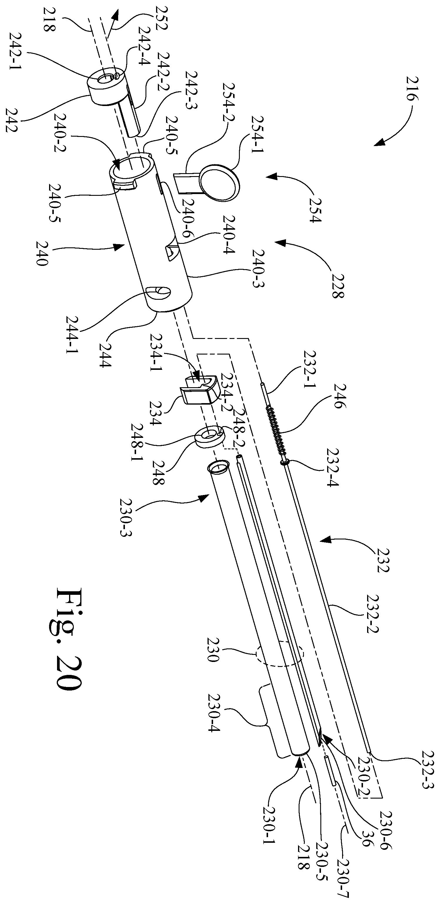Patent US12426860 Figure 17 – Dual lumen coaxial introducer having integrated tissue marker delivery