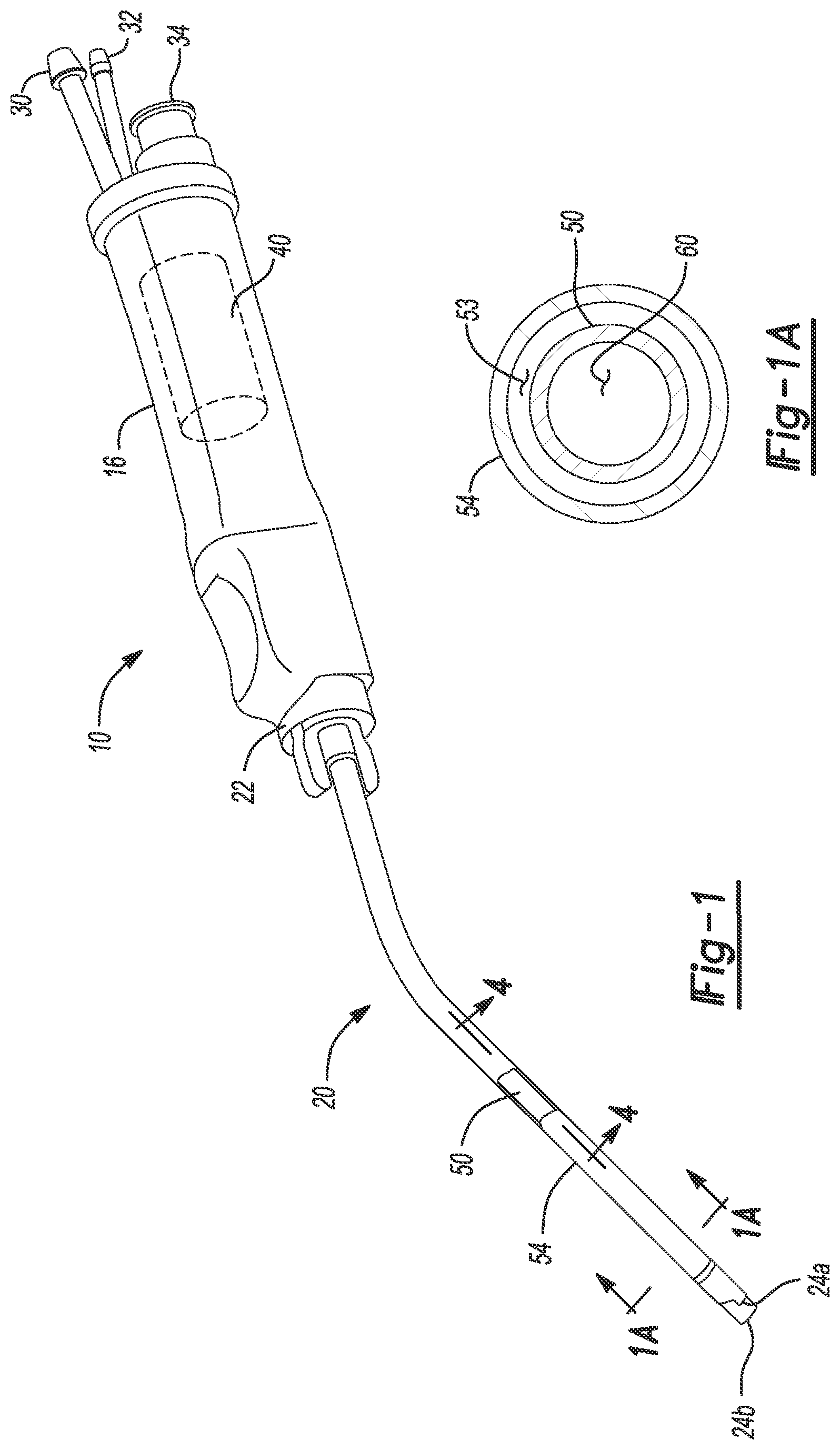 Patent US12426863 Figure 1 – Flexible member for angled system