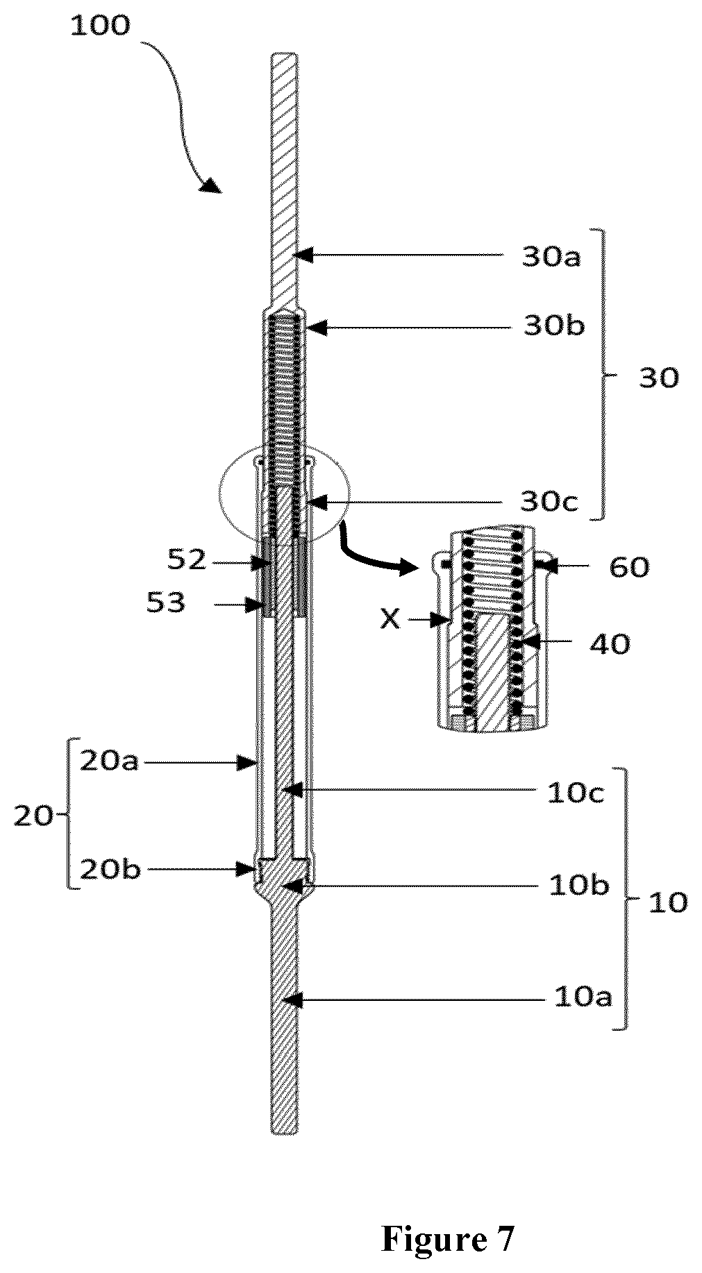 Patent US12426869 Figure 7 – Constant distraction force driven self actuating growing rod systems