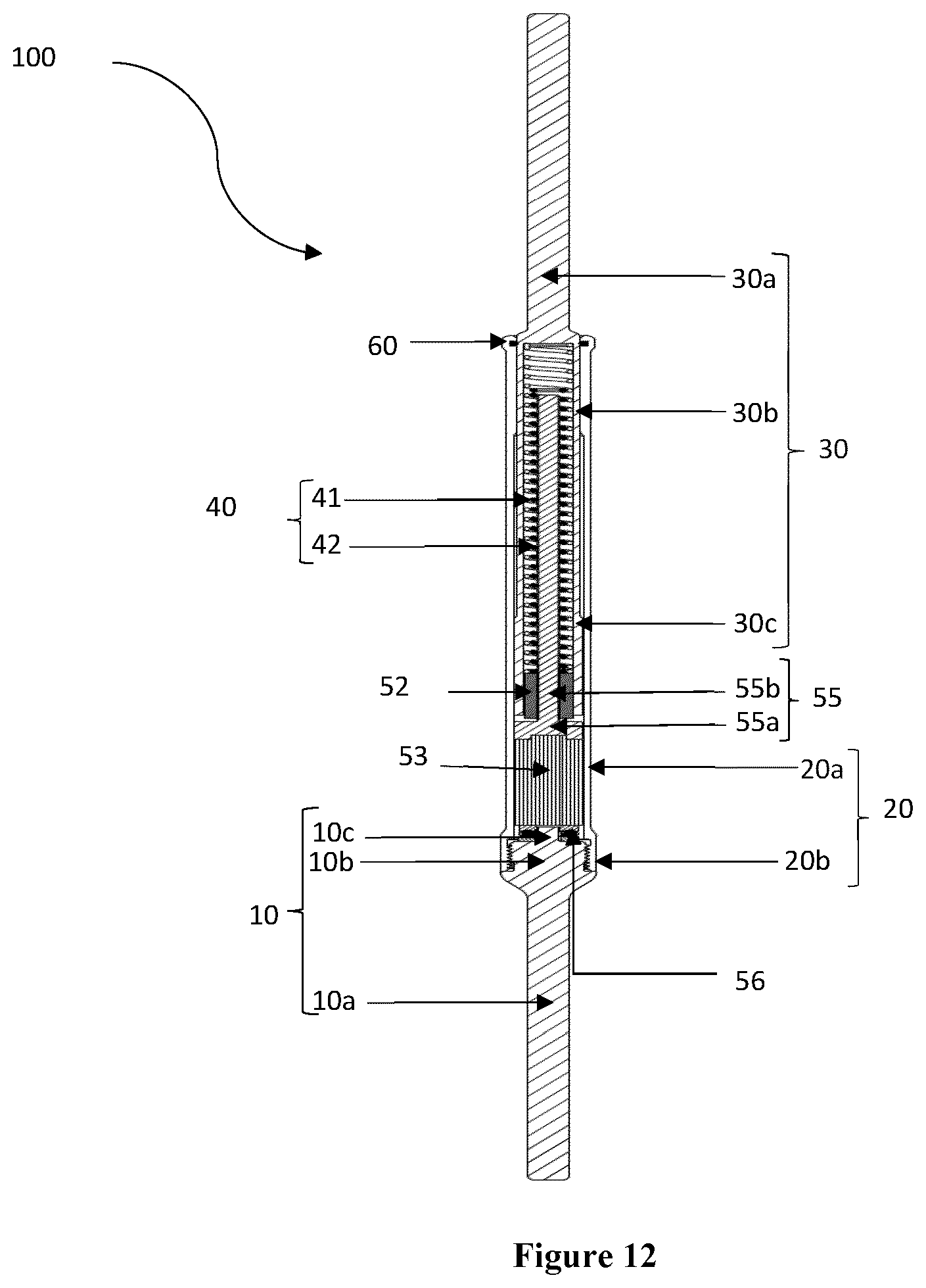 Patent US12426869 Figure 12 – Constant distraction force driven self actuating growing rod systems
