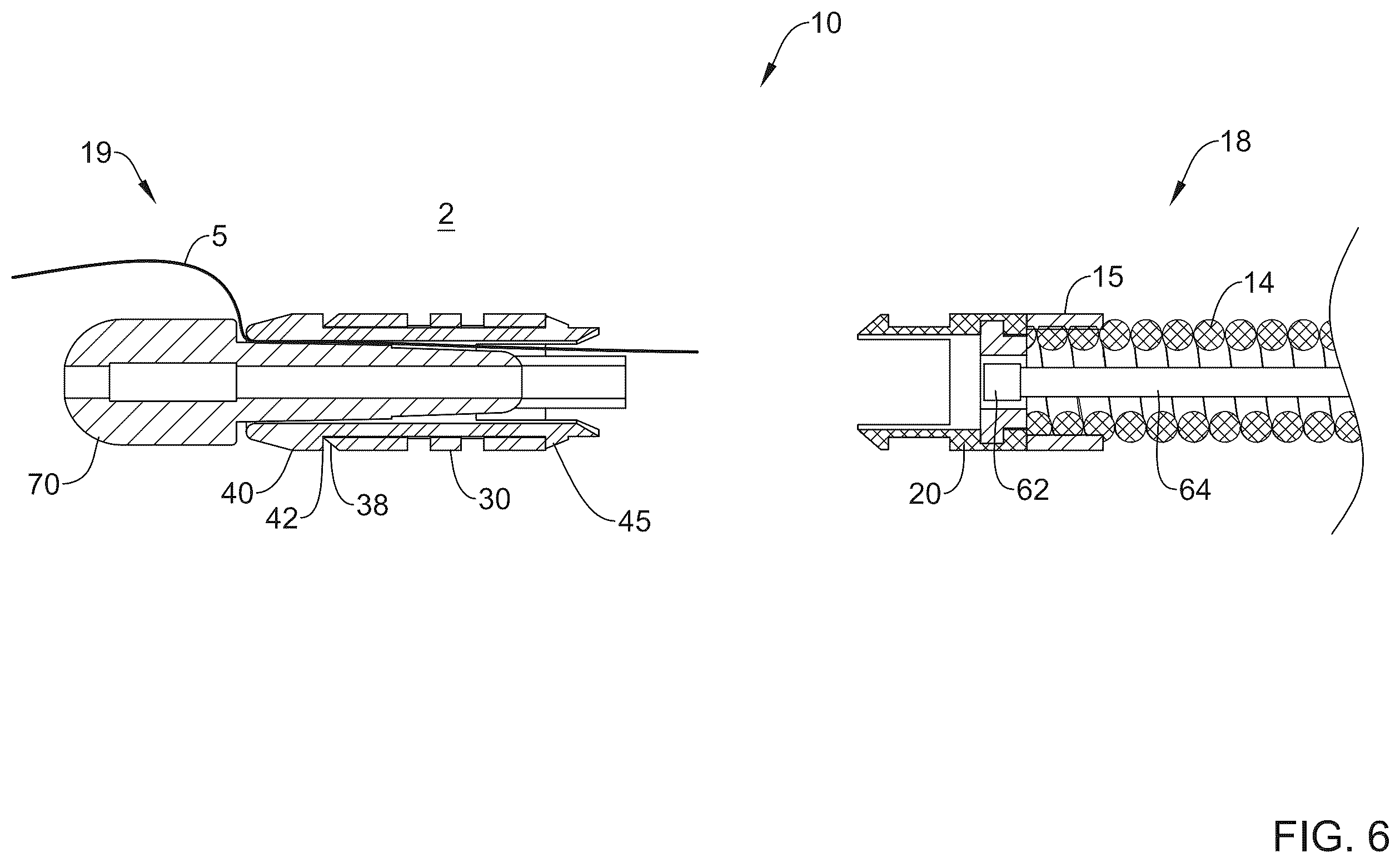Patent US12426872 Figure 6 – Suture cinching and cutting device