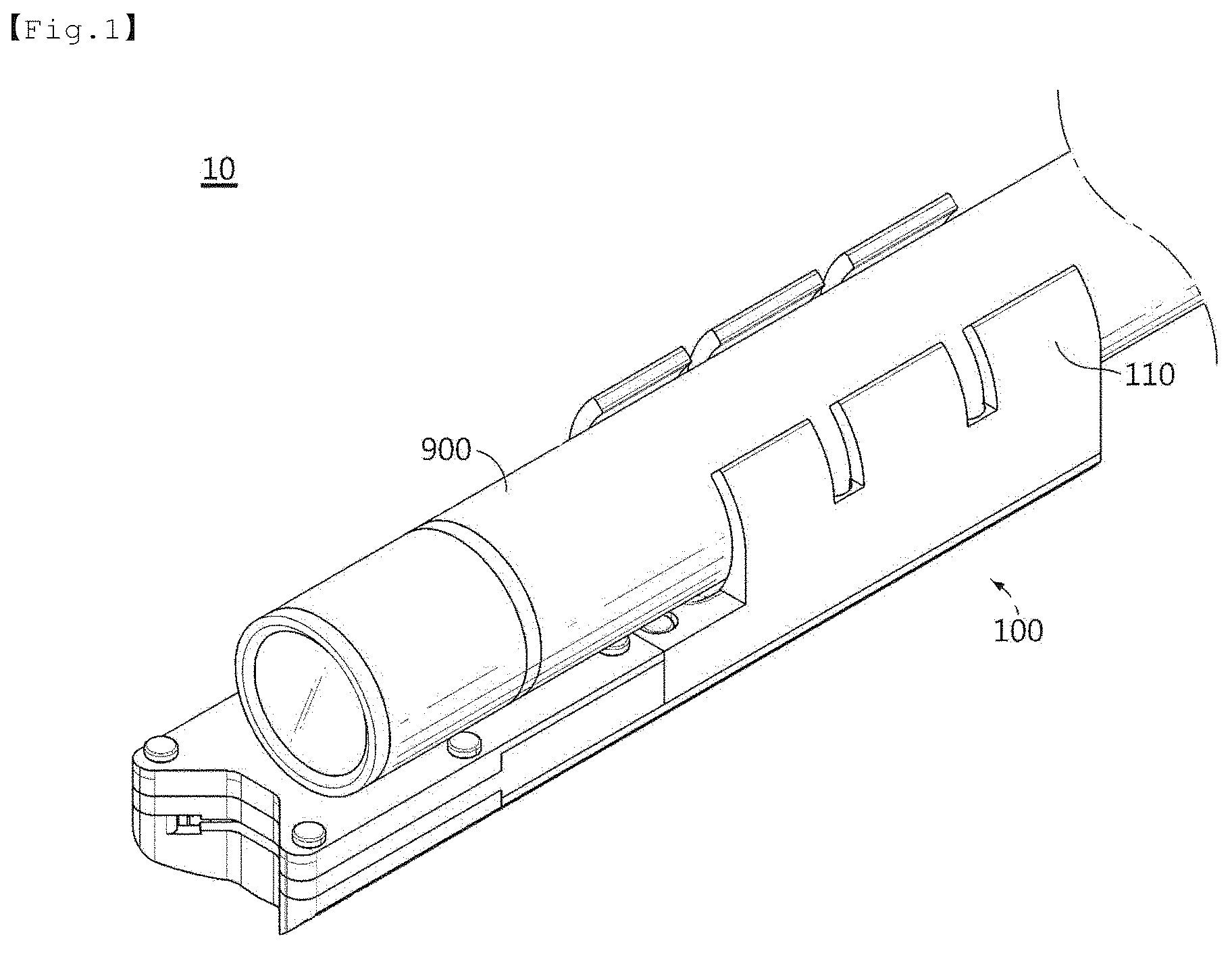 Patent US12426873 Figure 1 – Endoscopic suturing device