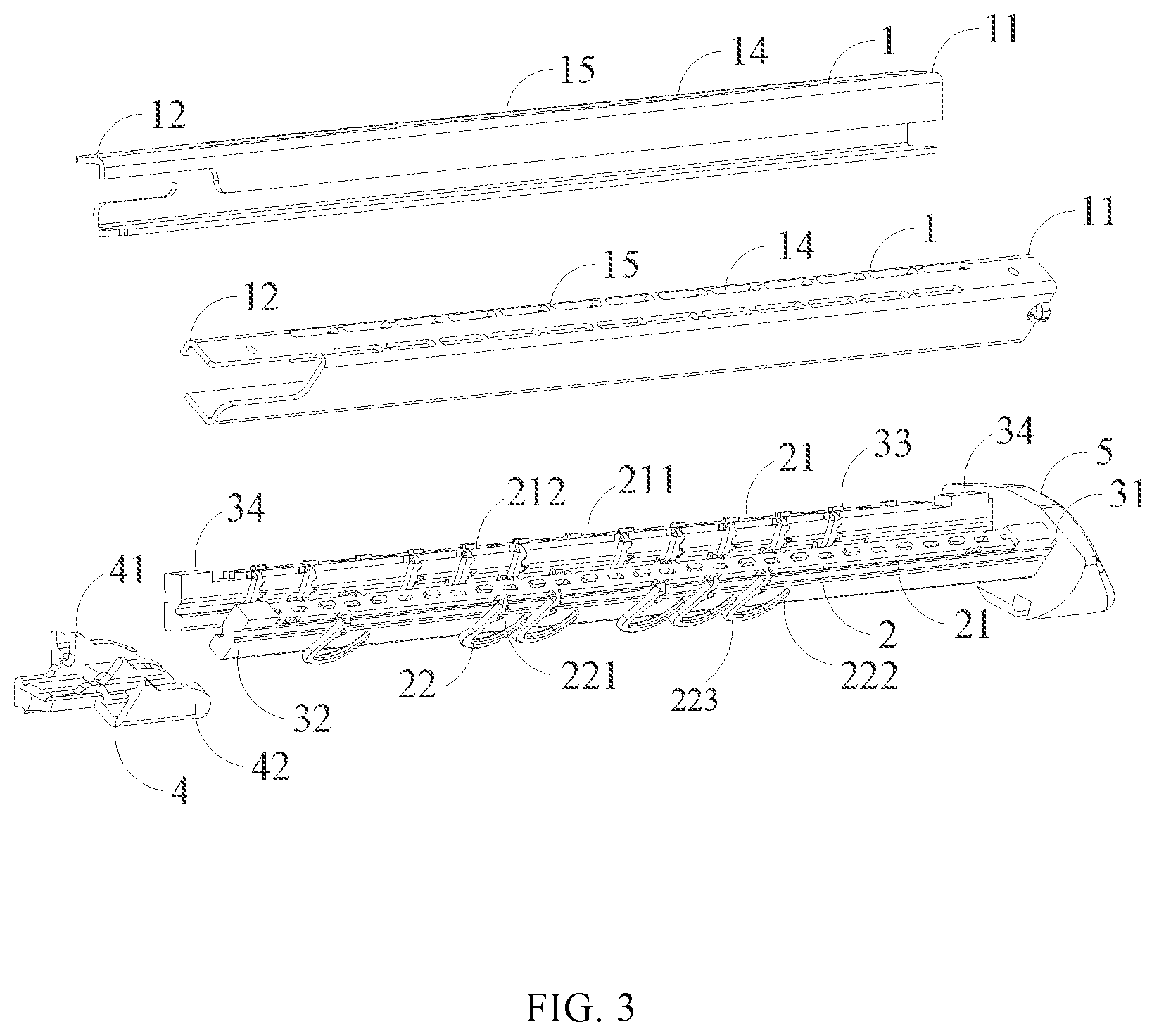 Patent US12426877 Figure 3 – Cartridge assembly and surgical stapler