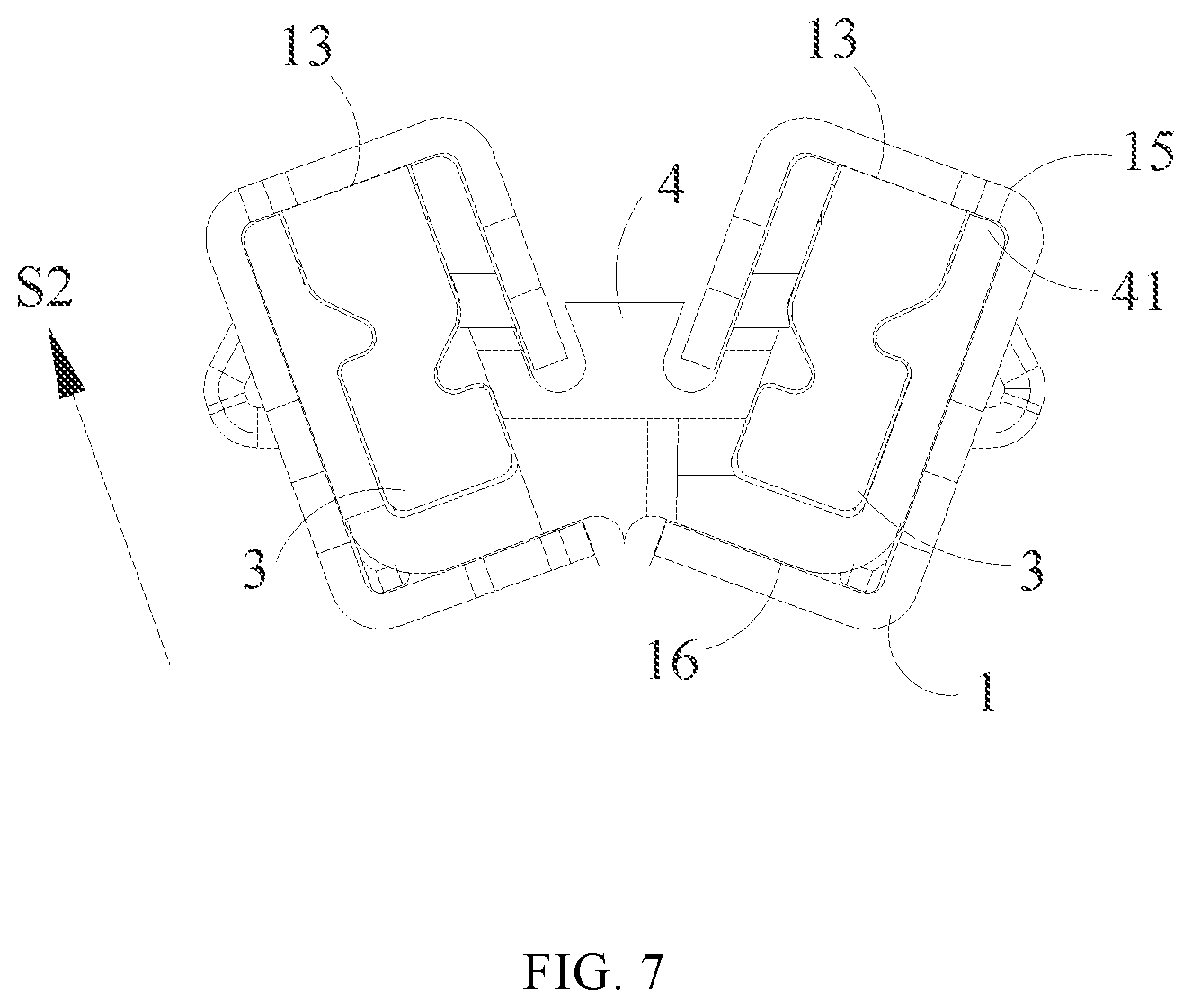 Patent US12426877 Figure 7 – Cartridge assembly and surgical stapler
