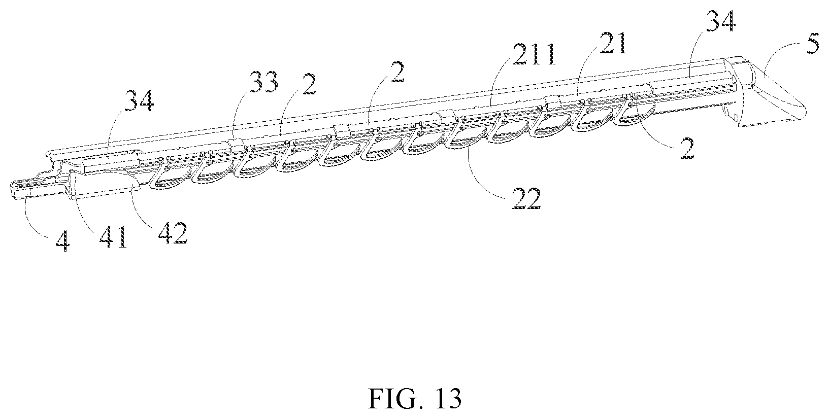 Patent US12426877 Figure 13 – Cartridge assembly and surgical stapler