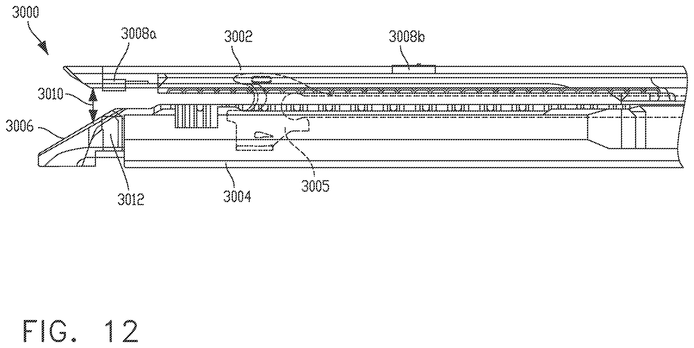 Patent US12426879 Figure 12 – Surgical system comprising control circuit to set velocity of closure driver based on sensor data