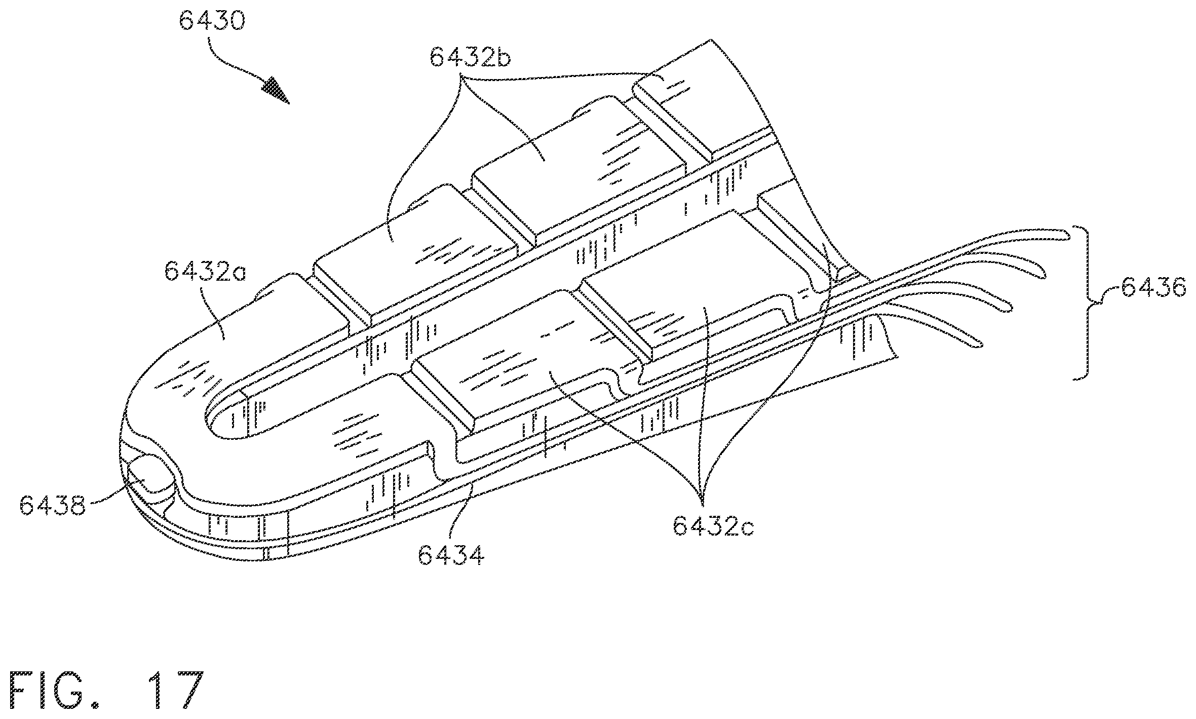 Patent US12426879 Figure 17 – Surgical system comprising control circuit to set velocity of closure driver based on sensor data