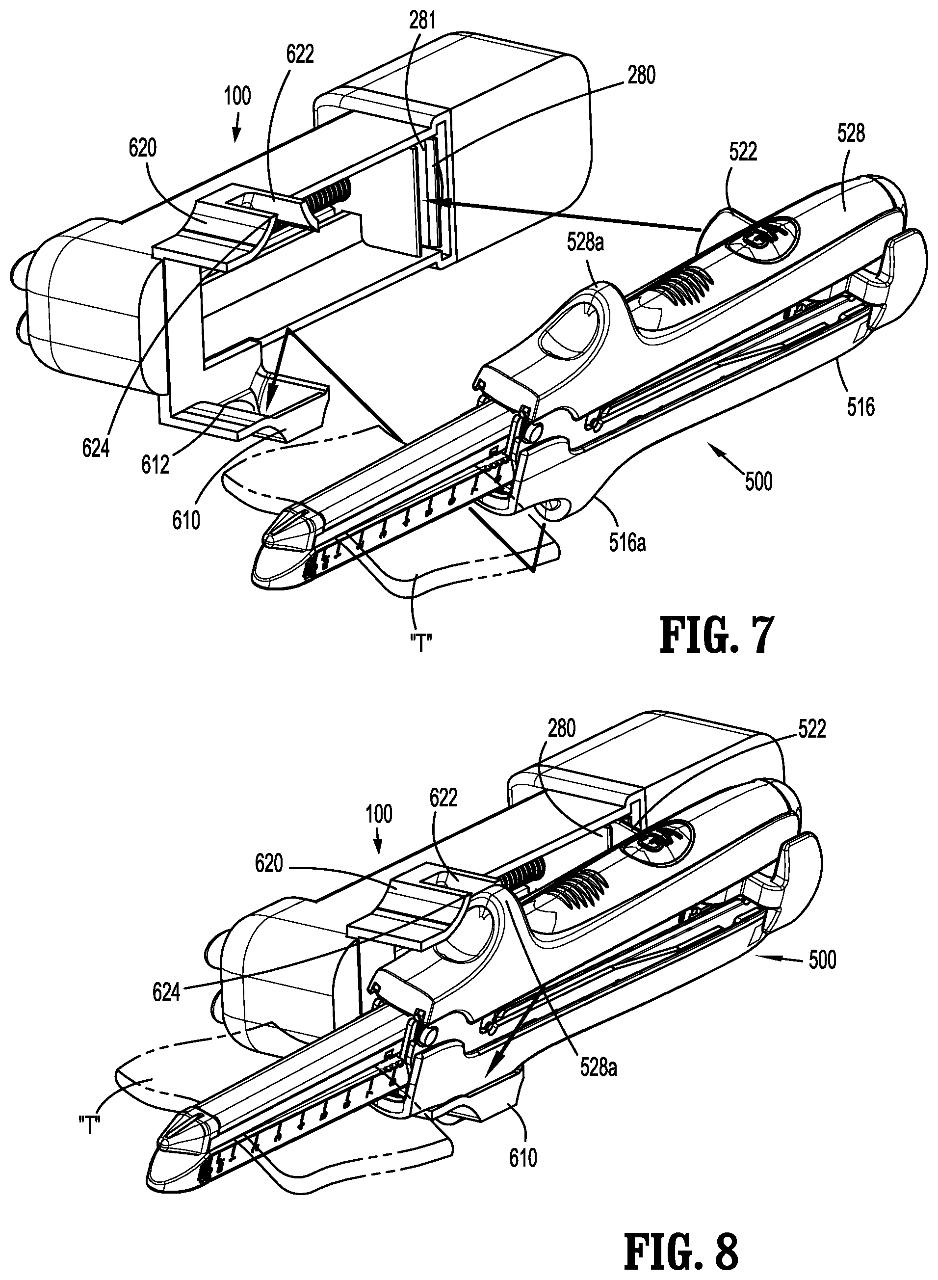 Patent US12426881 Figure 7 – Powered actuation assist for an open linear stapling device