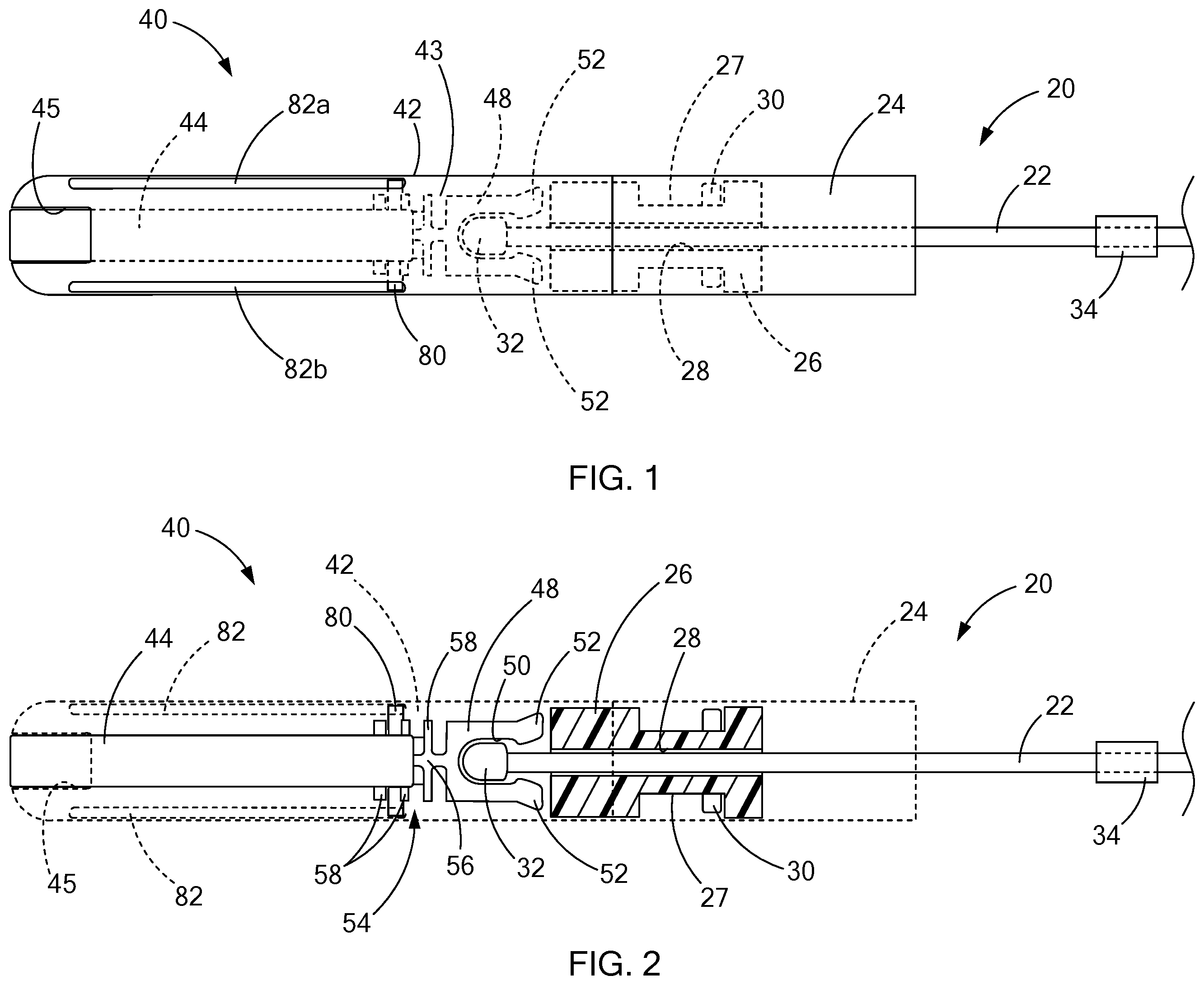 Patent US12426892 Figure 1 – Medical devices with detachable pivotable jaws