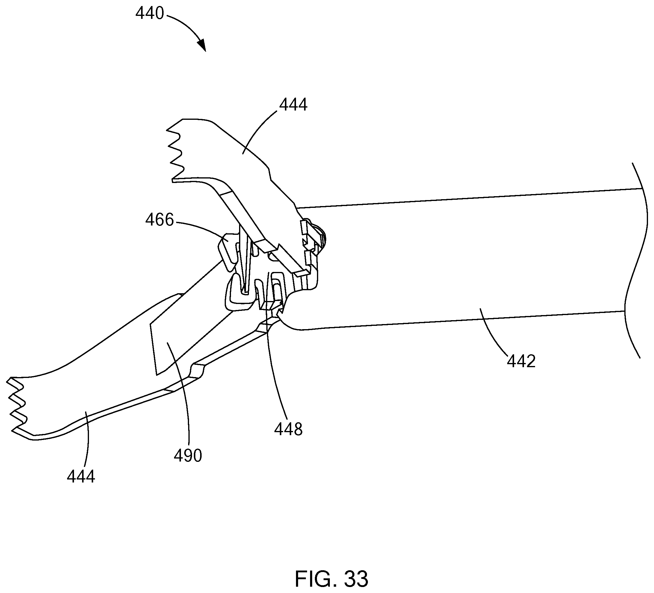 Patent US12426892 Figure 19 – Medical devices with detachable pivotable jaws