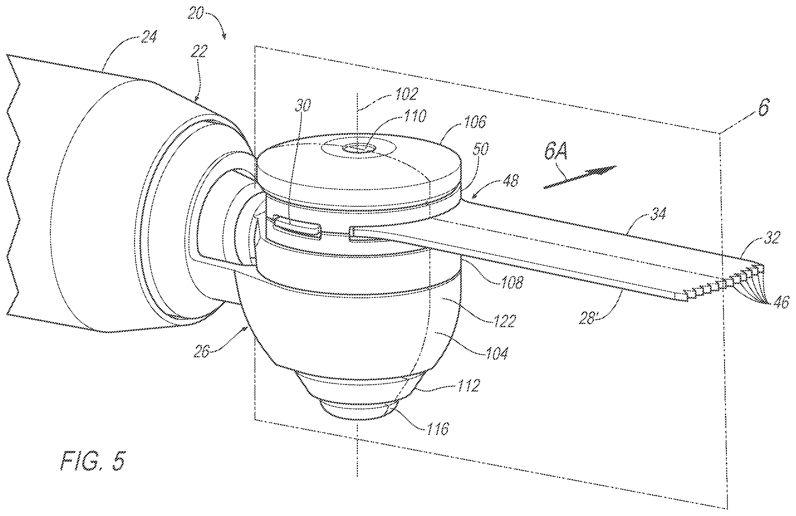 Patent US12426894 Figure 4 – Surgical saw blade cartridge and coupler therefor