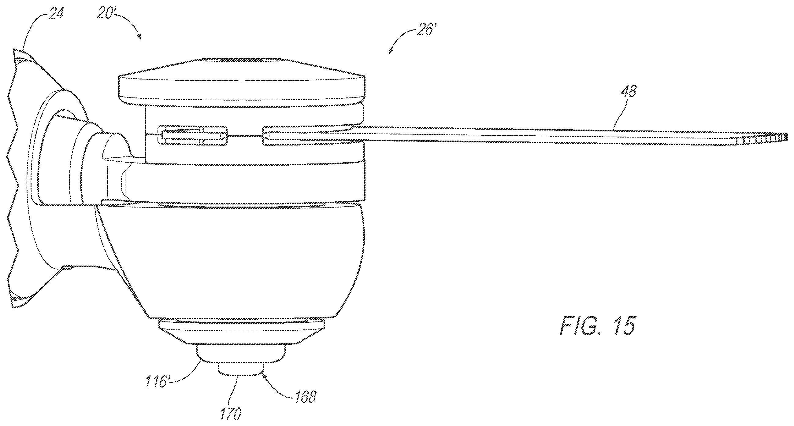 Patent US12426894 Figure 9 – Surgical saw blade cartridge and coupler therefor