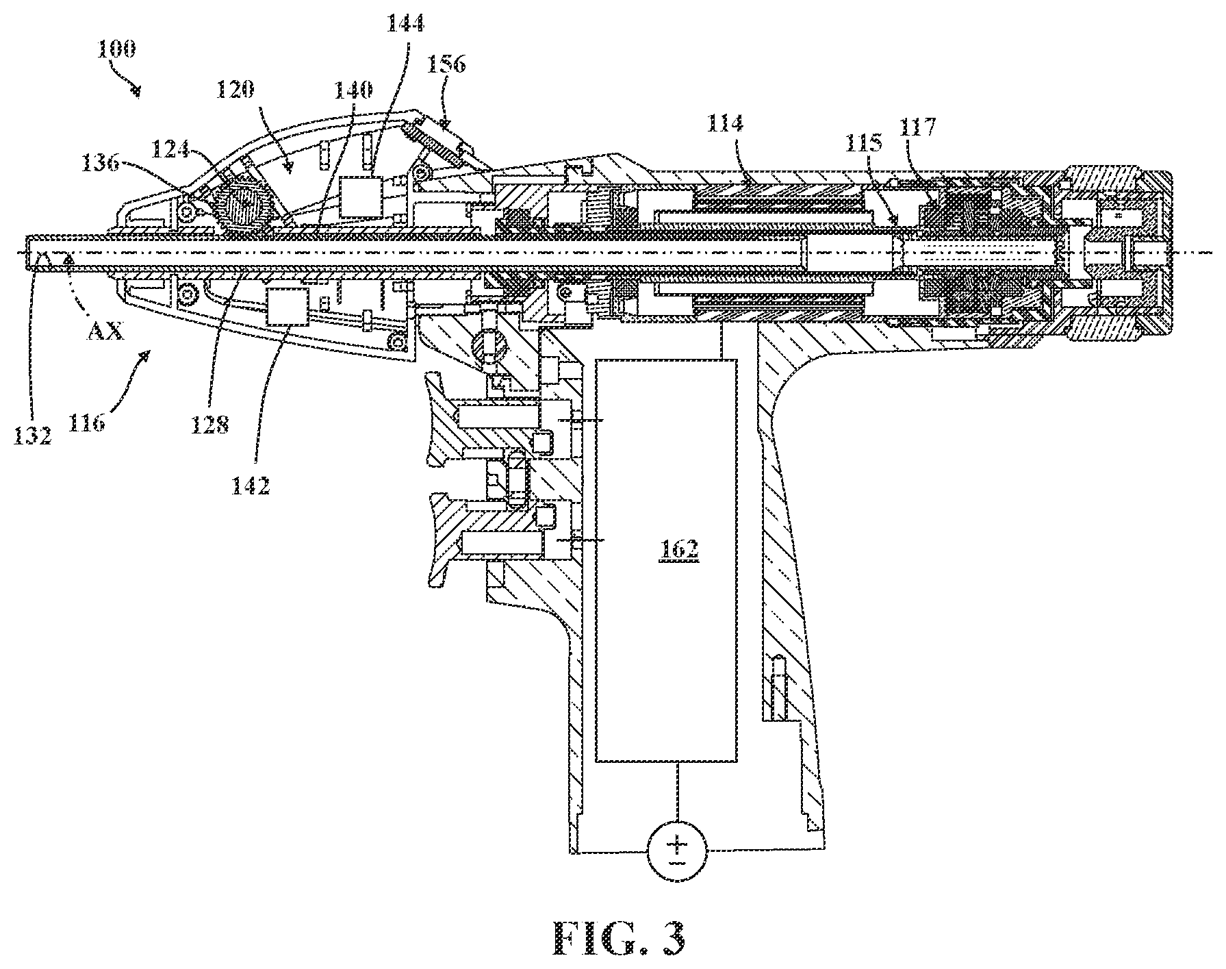 Patent US12426898 Figure 3 – Systems for using the status of a motor during a surgical drilling procedure to improve efficiency of a breakthrough algorithm