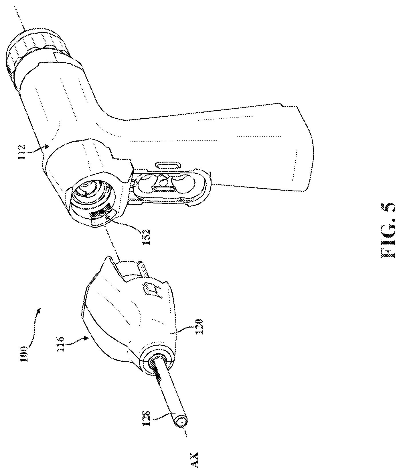 Patent US12426898 Figure 5 – Systems for using the status of a motor during a surgical drilling procedure to improve efficiency of a breakthrough algorithm