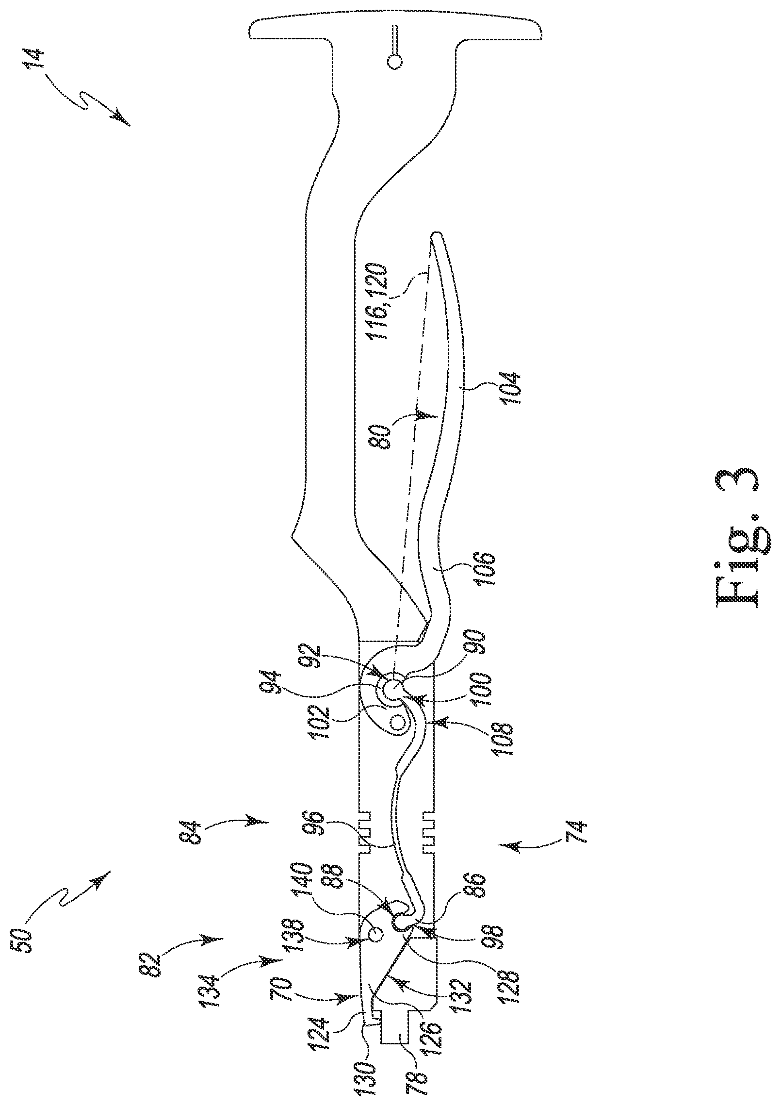 Patent US12426899 Figure 3 – Femoral surgical instrument and method of assembling same