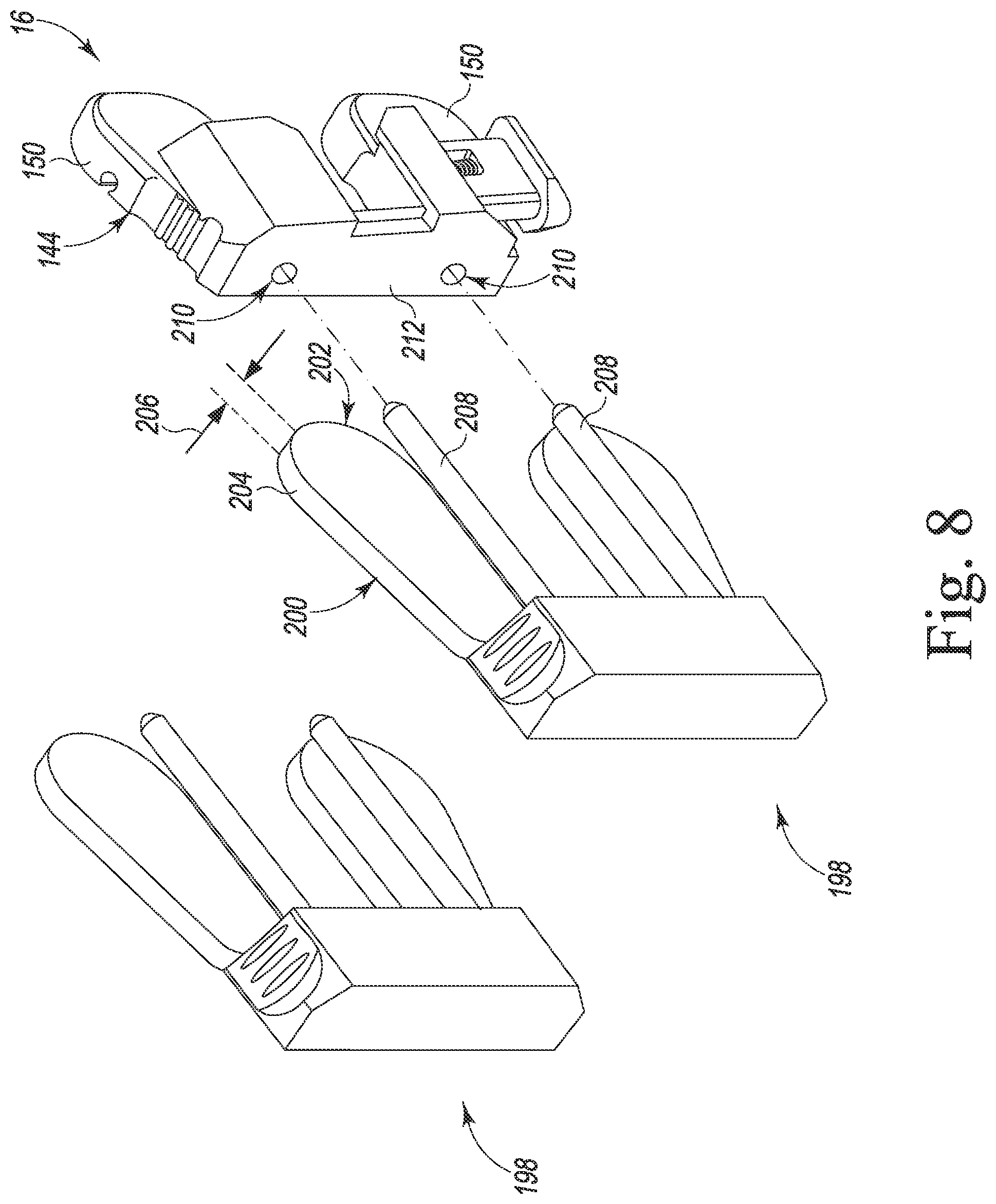 Patent US12426899 Figure 7 – Femoral surgical instrument and method of assembling same