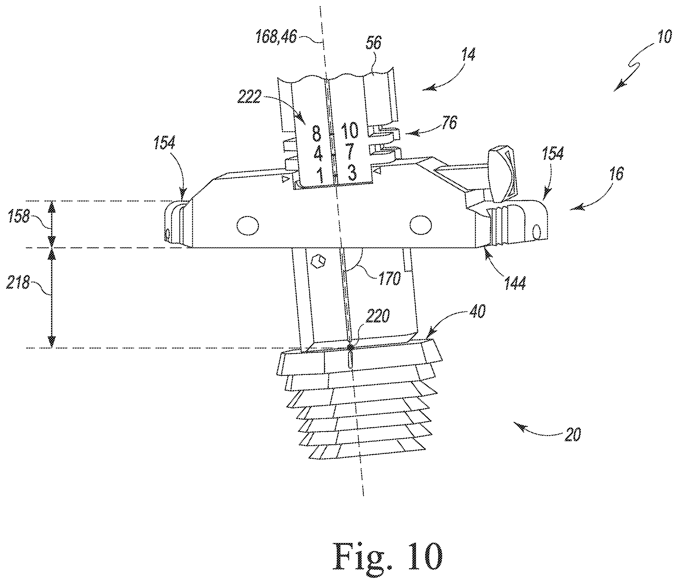 Patent US12426899 Figure 9 – Femoral surgical instrument and method of assembling same