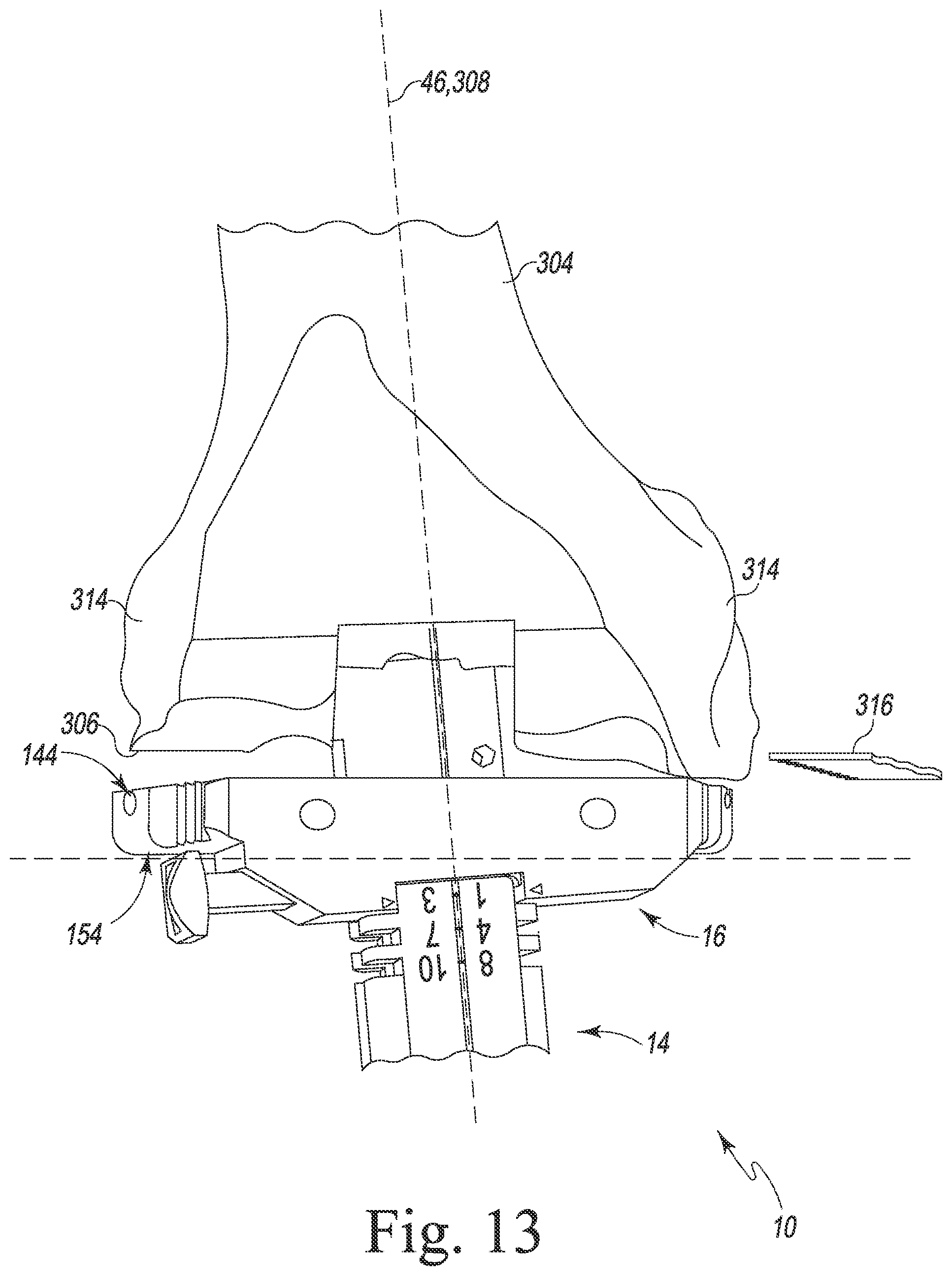 Patent US12426899 Figure 12 – Femoral surgical instrument and method of assembling same