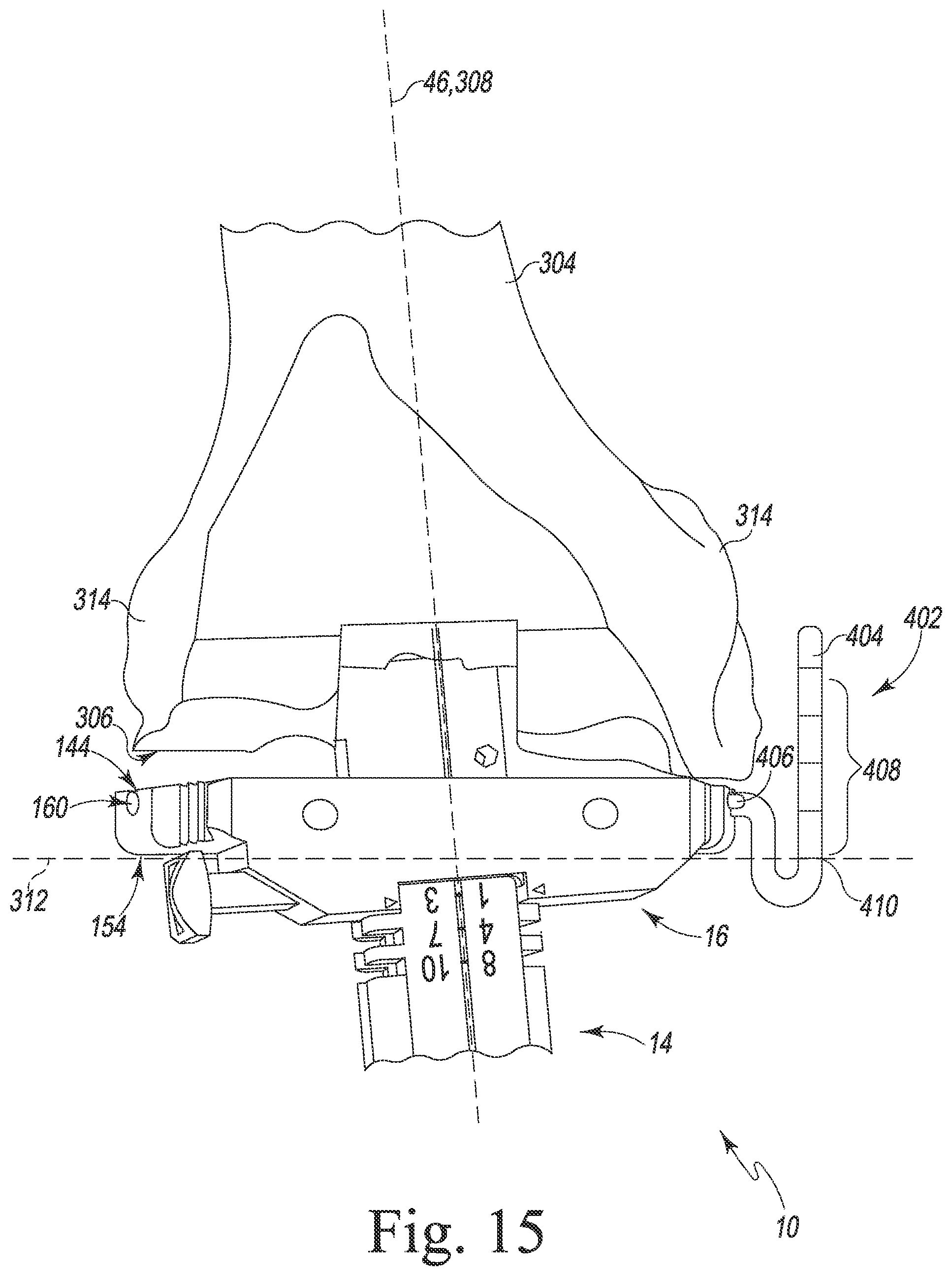 Patent US12426899 Figure 14 – Femoral surgical instrument and method of assembling same