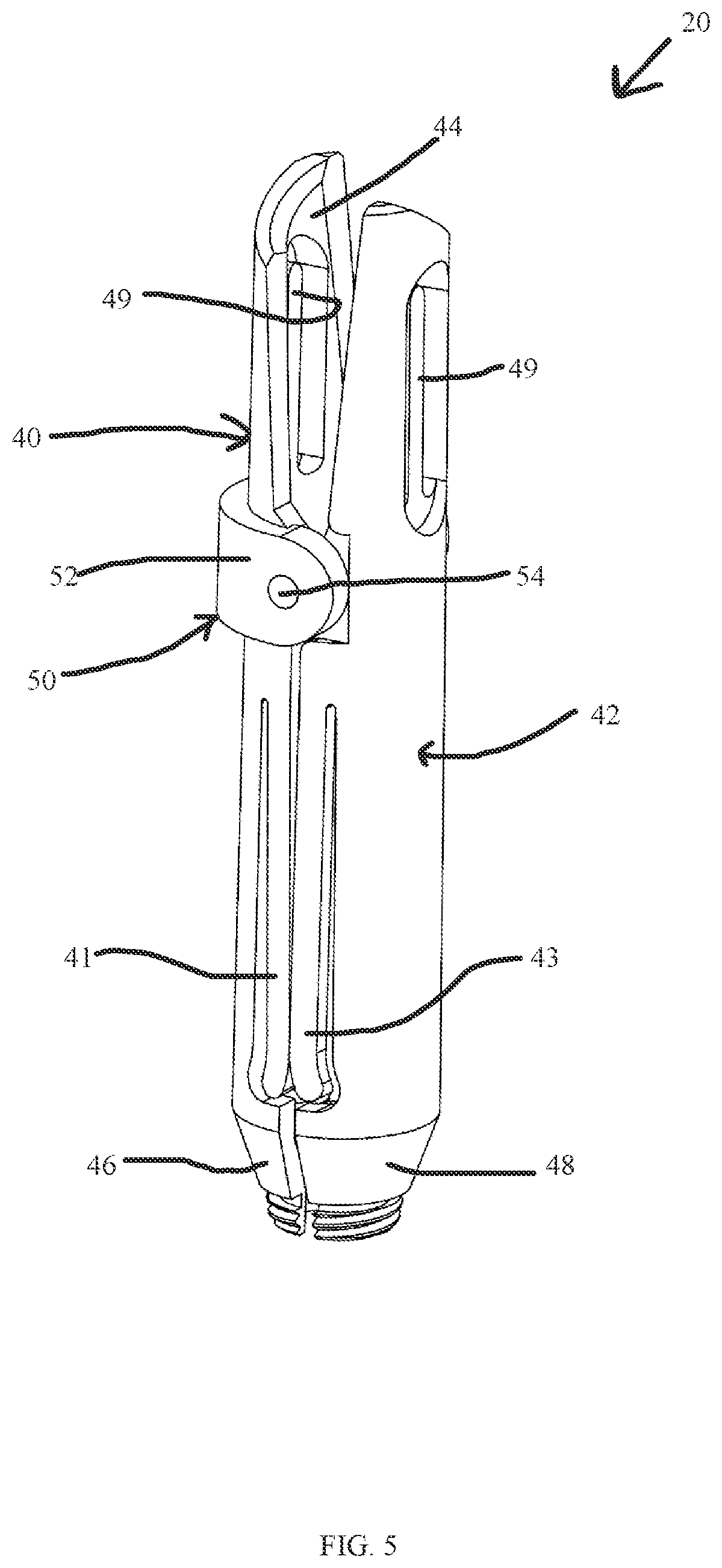 Patent US12426900 Figure 5 – Fastener guide