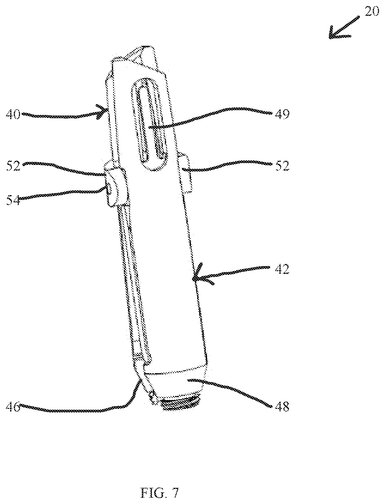 Patent US12426900 Figure 7 – Fastener guide