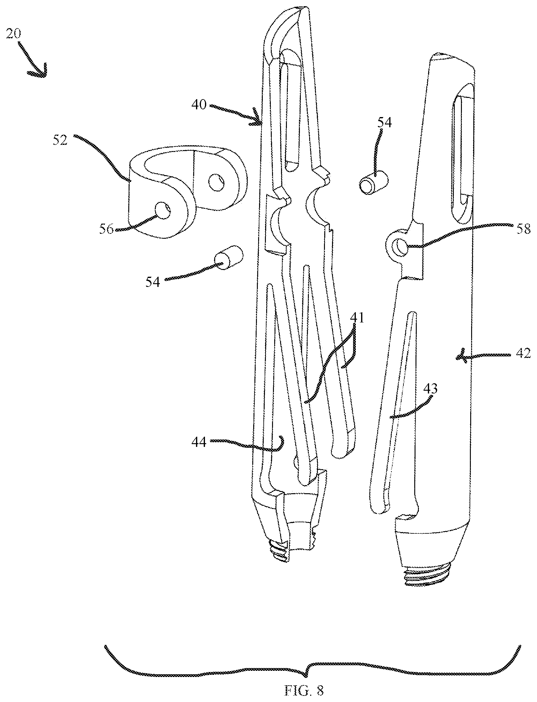 Patent US12426900 Figure 8 – Fastener guide