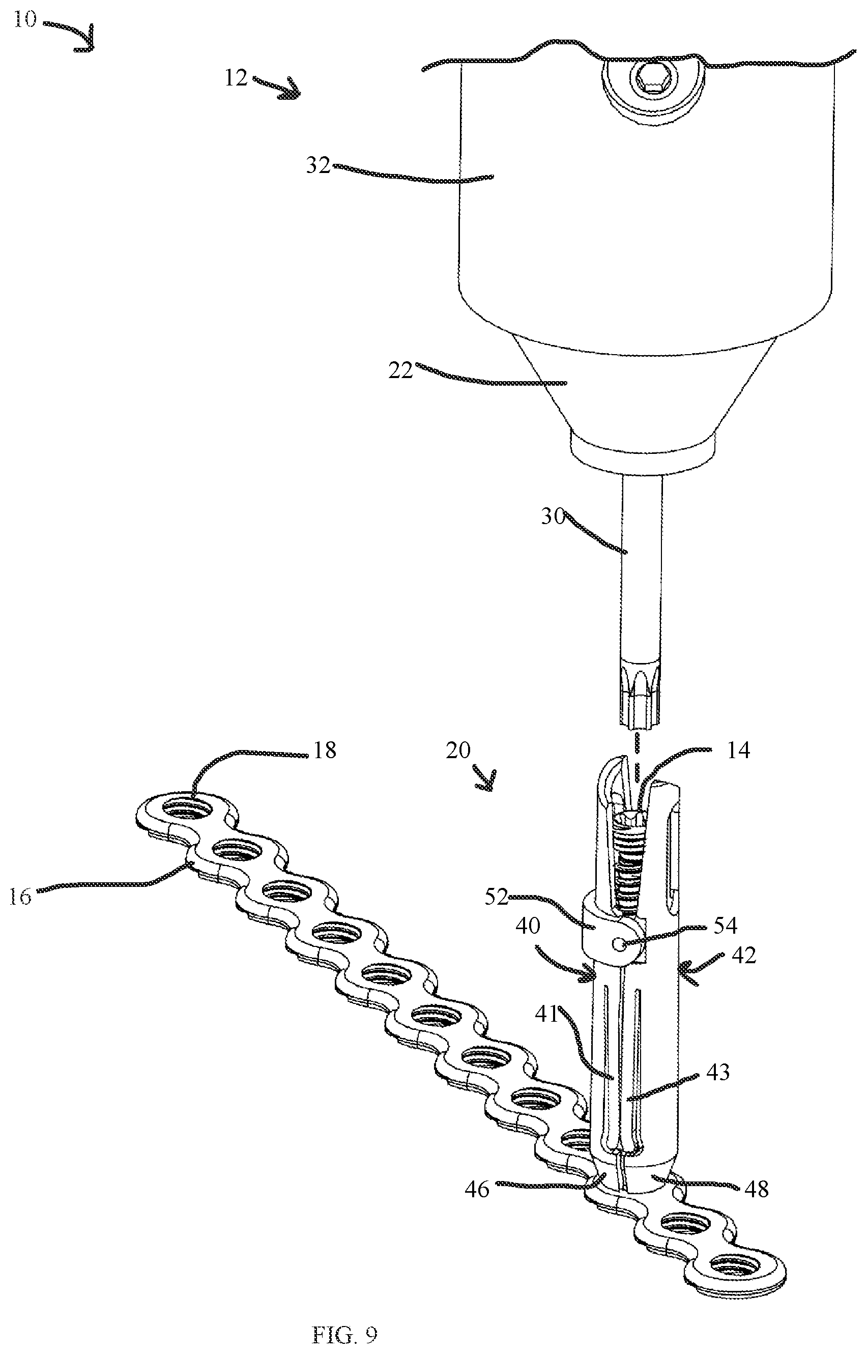 Patent US12426900 Figure 9 – Fastener guide