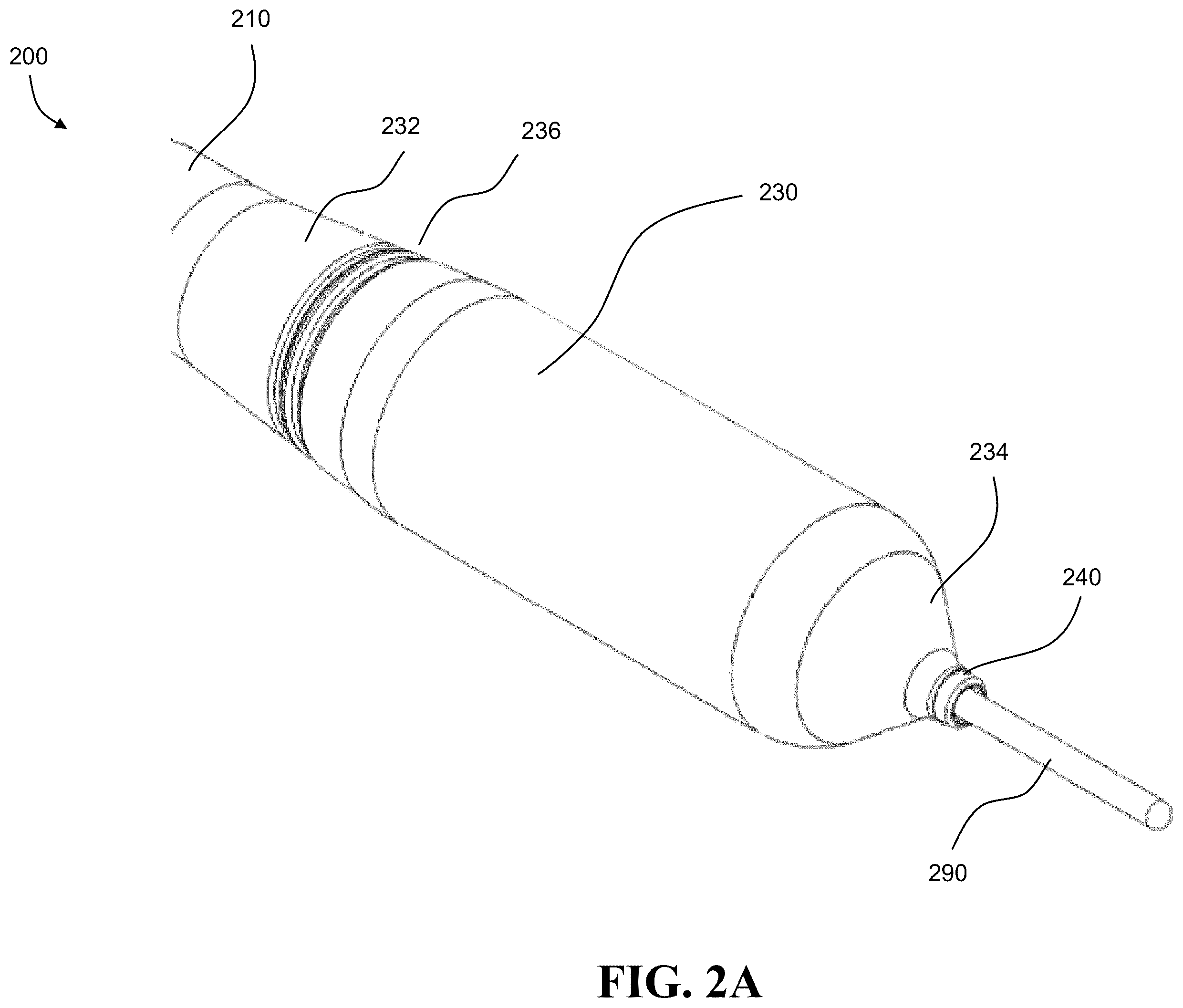 Patent US12426904 Figure 2 – Intravascular lithotripsy catheter with oscillating impactor