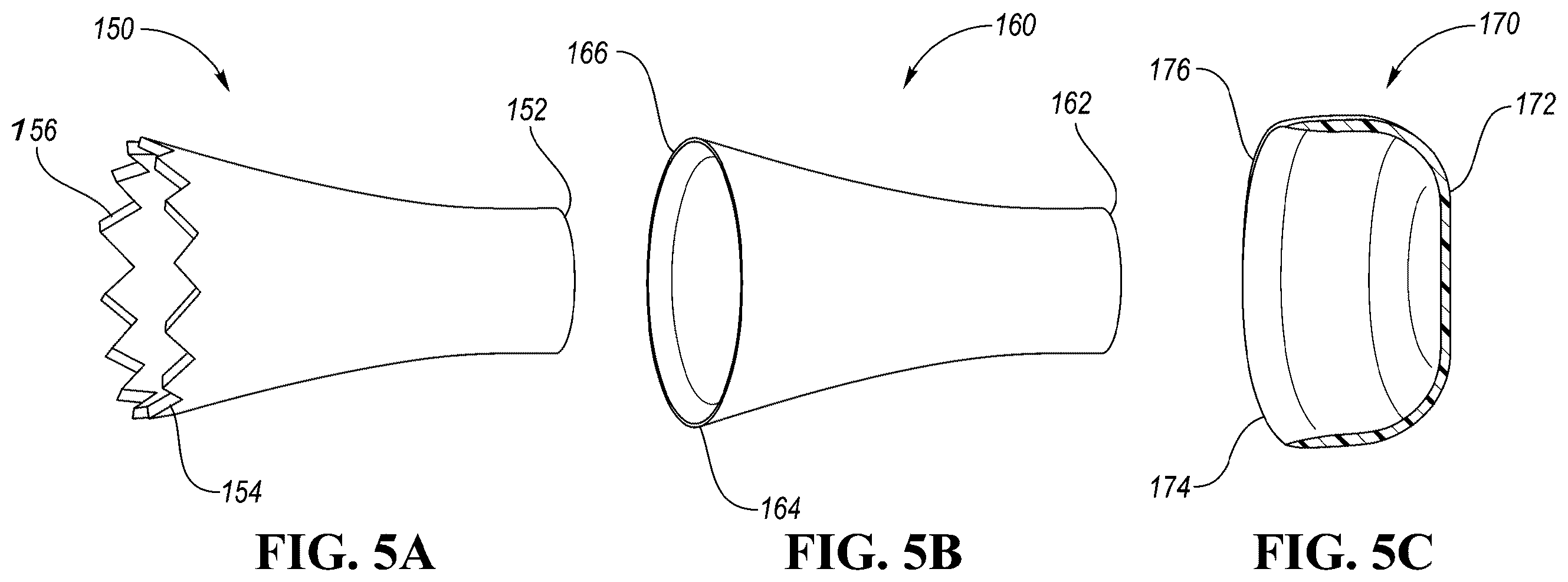 Patent US12426910 Figure 5 – In-situ fenestration devices with ultrasonic cutter