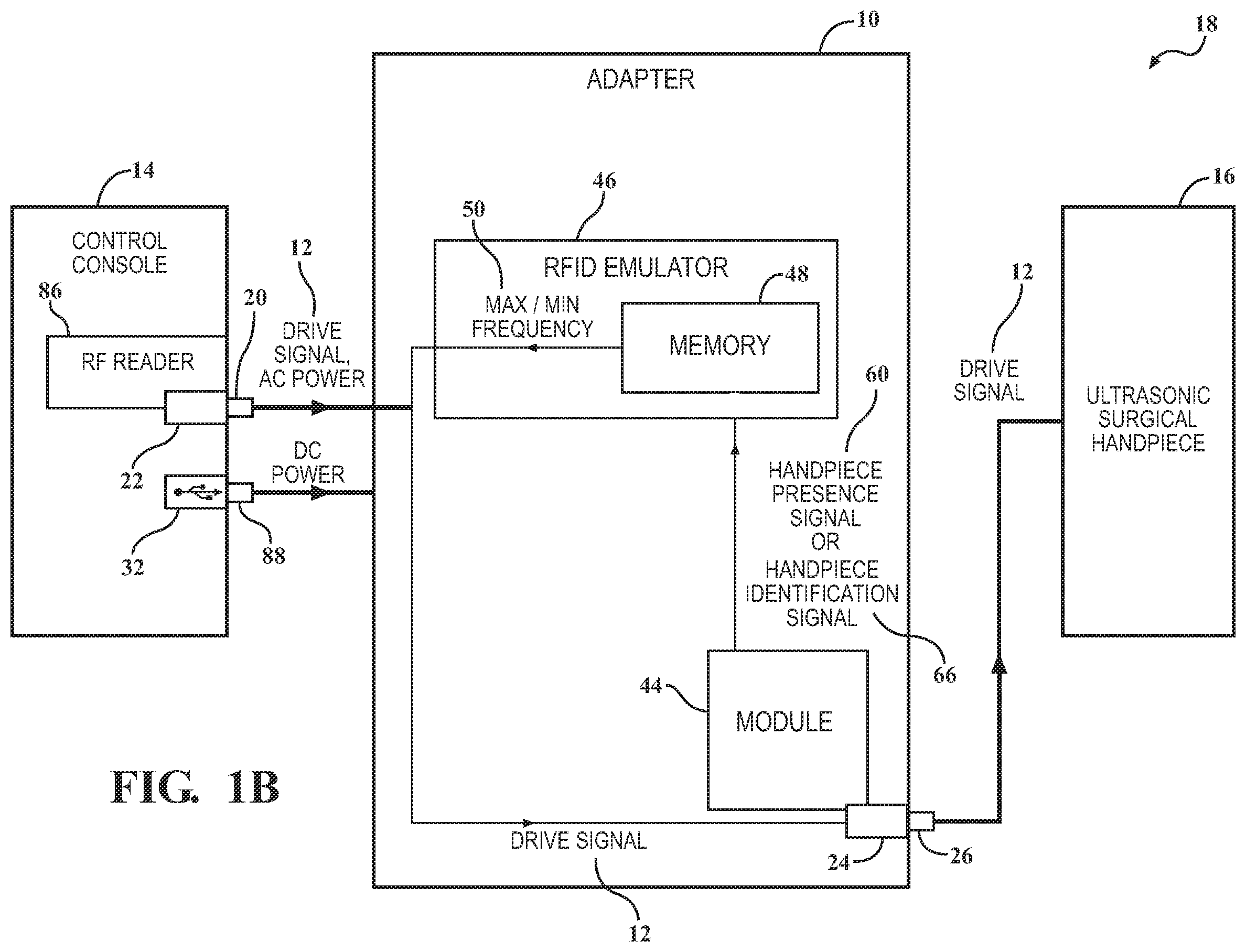 Patent US12426911 Figure 2 – Adapter and methods for coupling a surgical handpiece to a control console