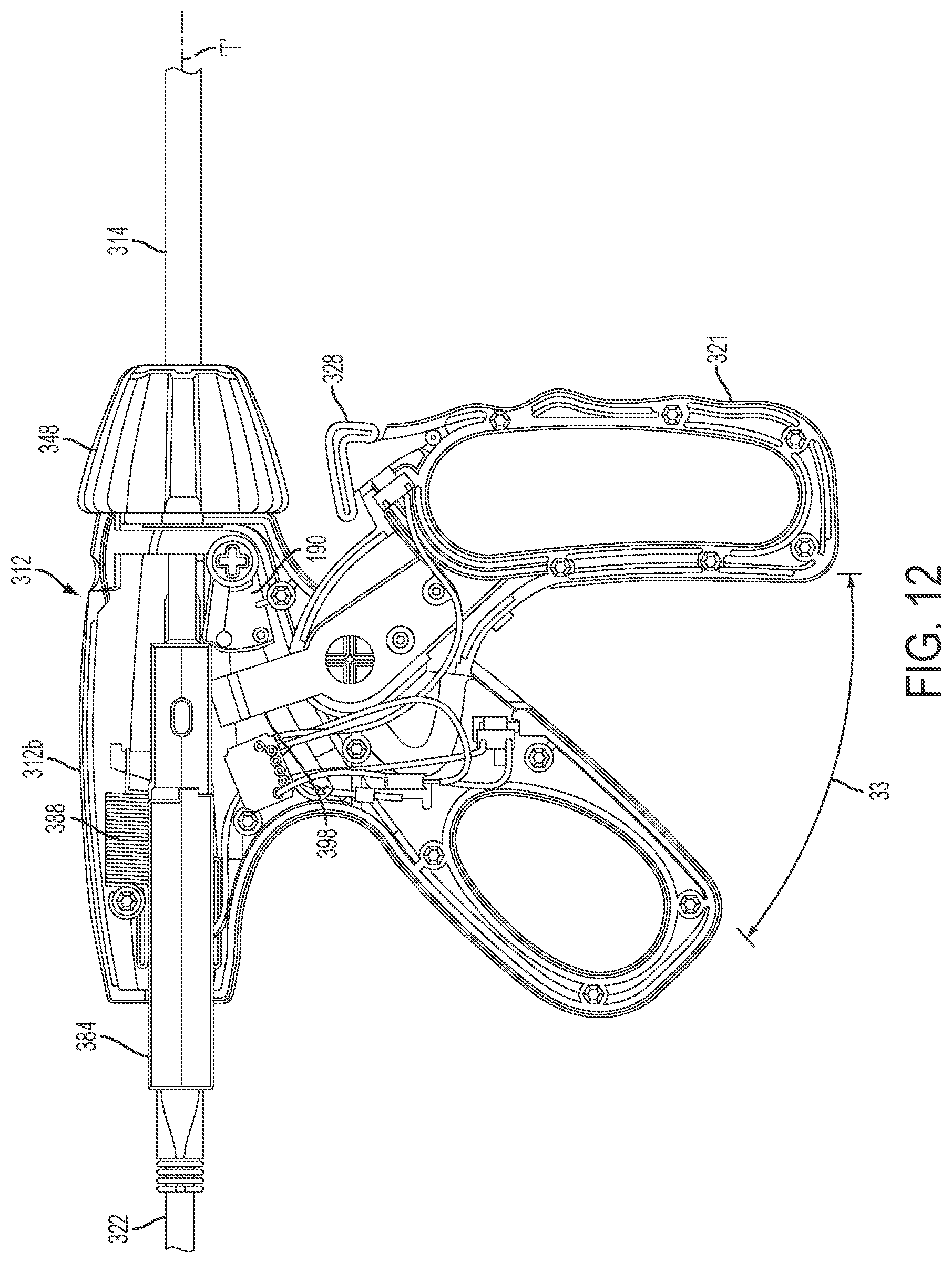 Patent US12426913 Figure 10 – Surgical instruments with articulating shafts