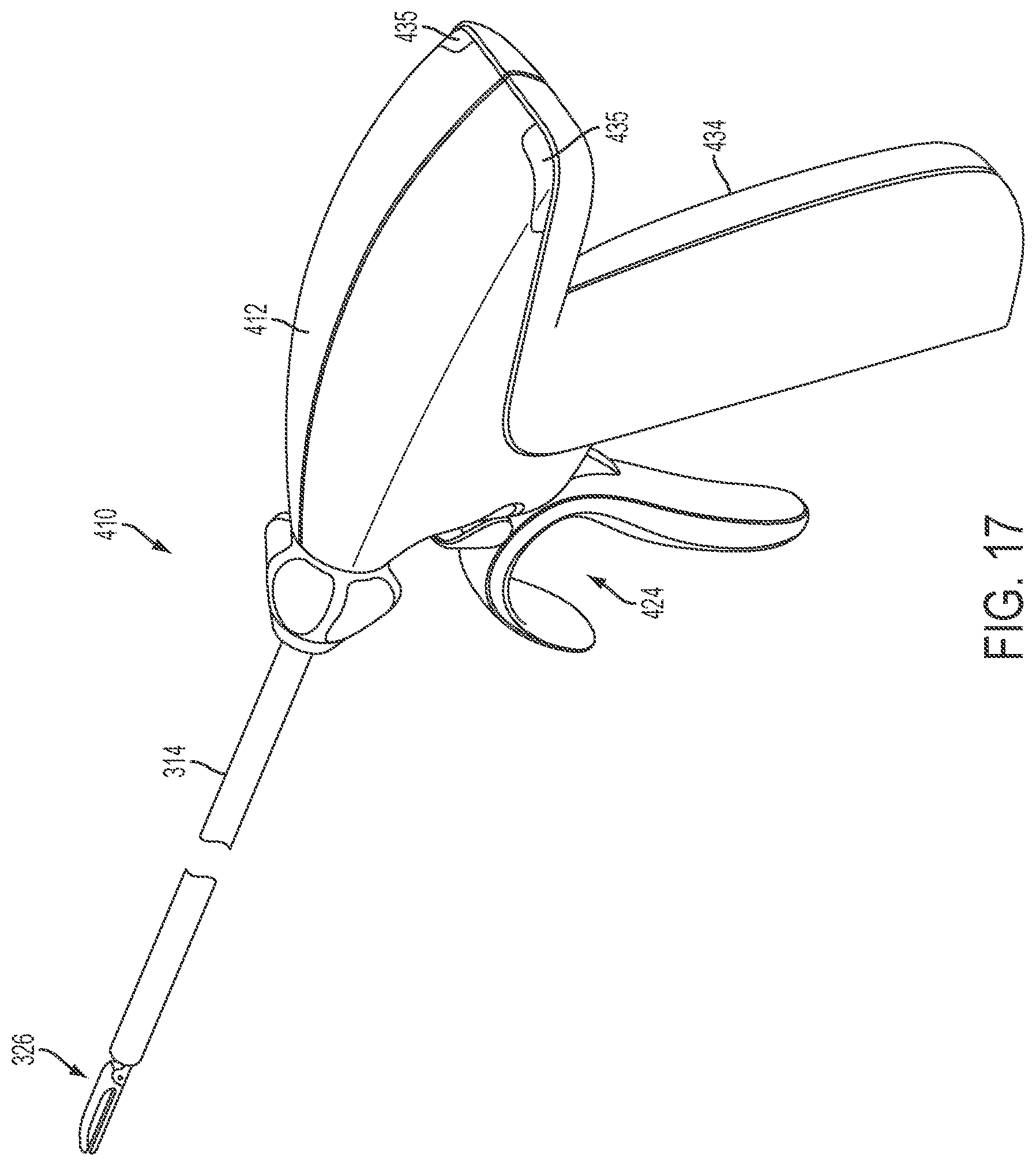 Patent US12426913 Figure 14 – Surgical instruments with articulating shafts