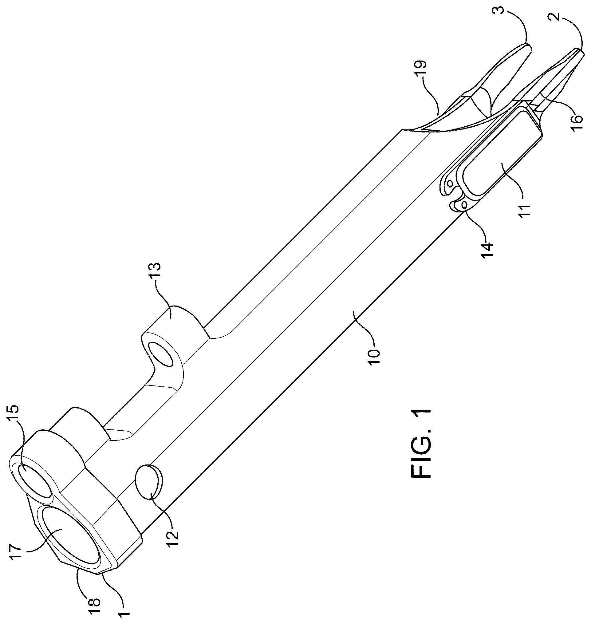 Patent US12426925 Figure 1 – Hybrid radiolucent surgical operating tube