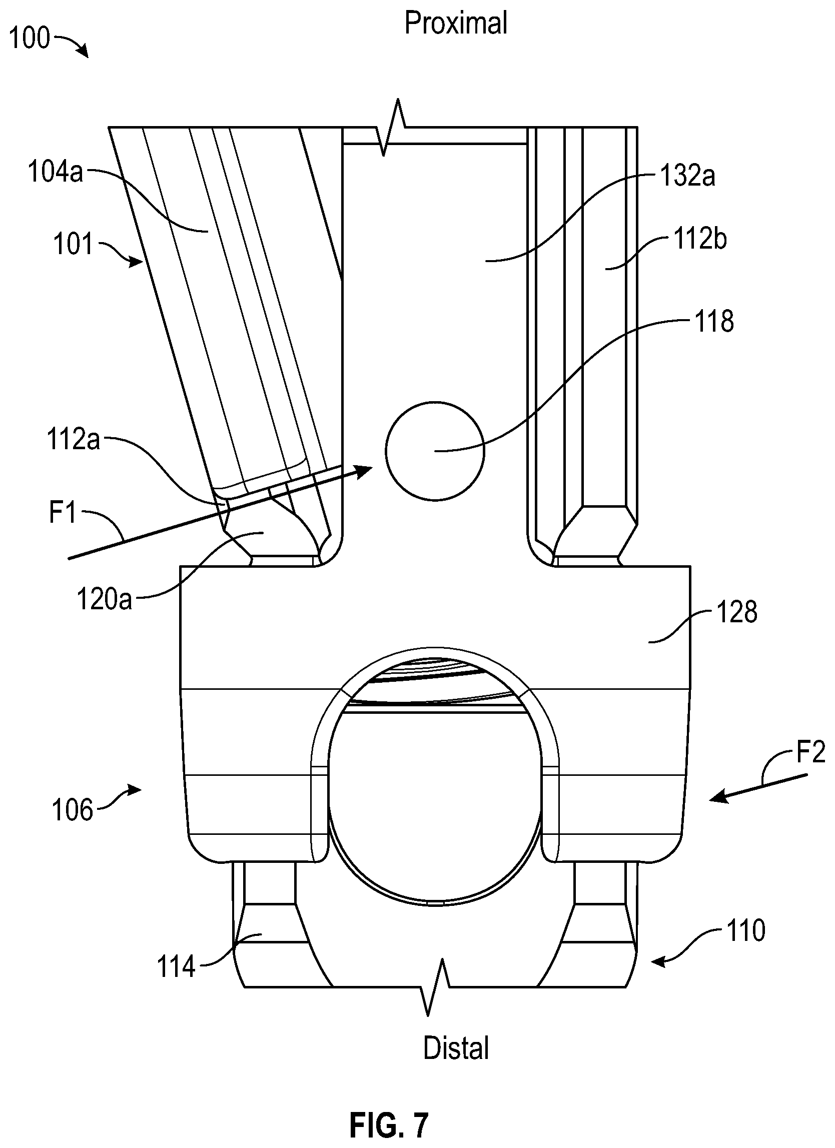 Patent US12426928 Figure 7 – Extended tab separation apparatus and method