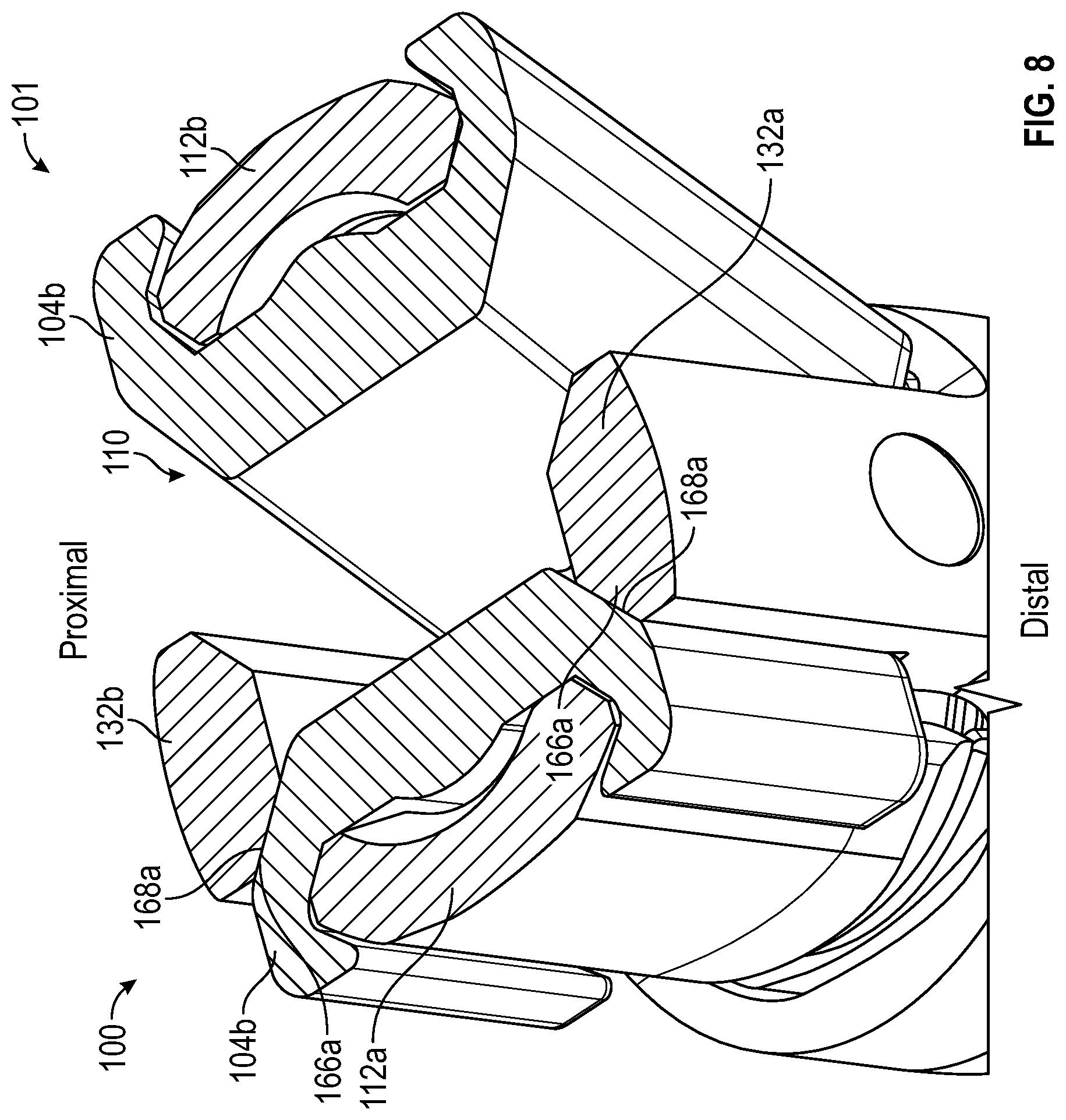 Patent US12426928 Figure 8 – Extended tab separation apparatus and method