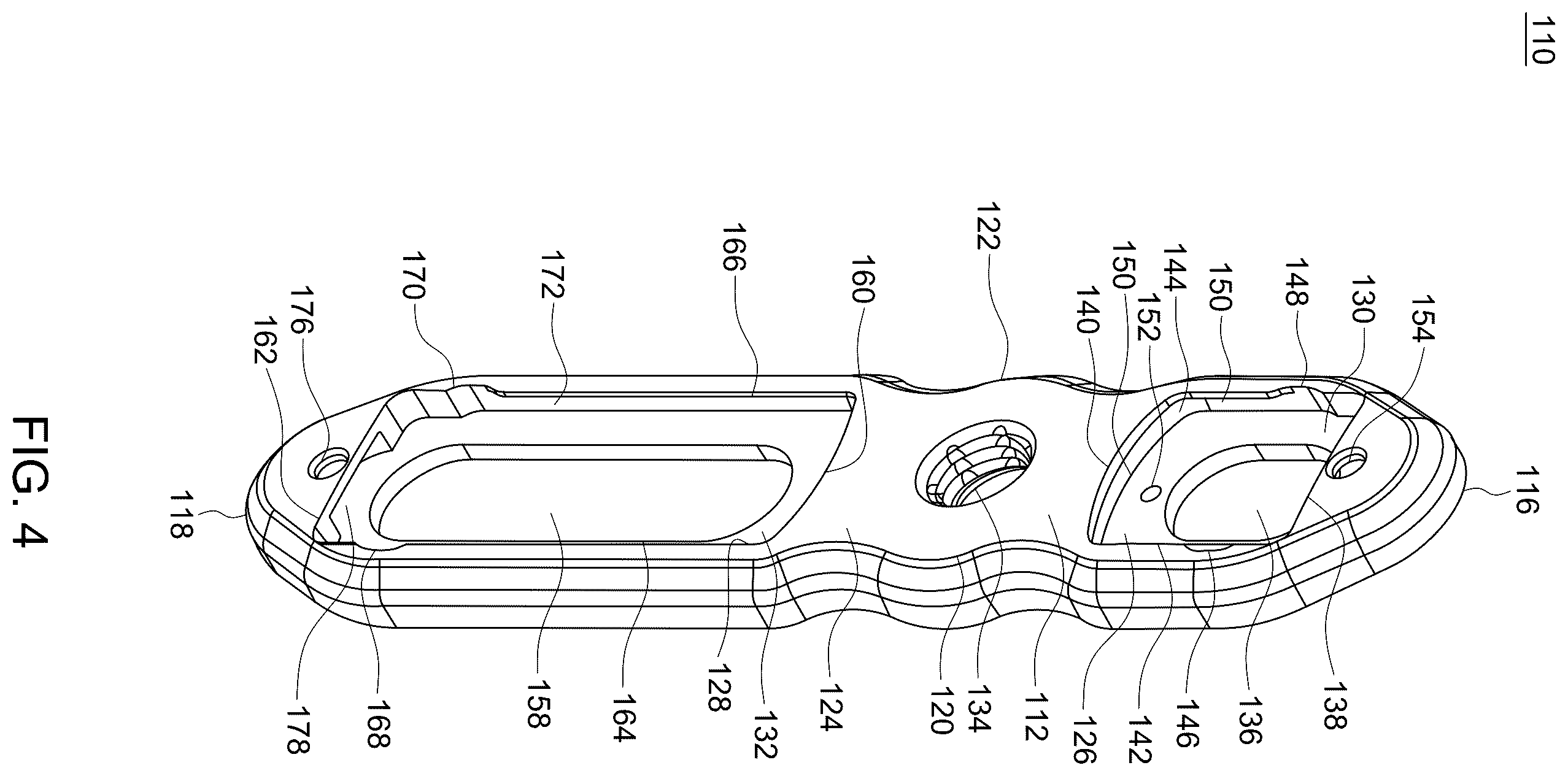 Patent US12426929 Figure 4 – Dynamic bone plate and method of use