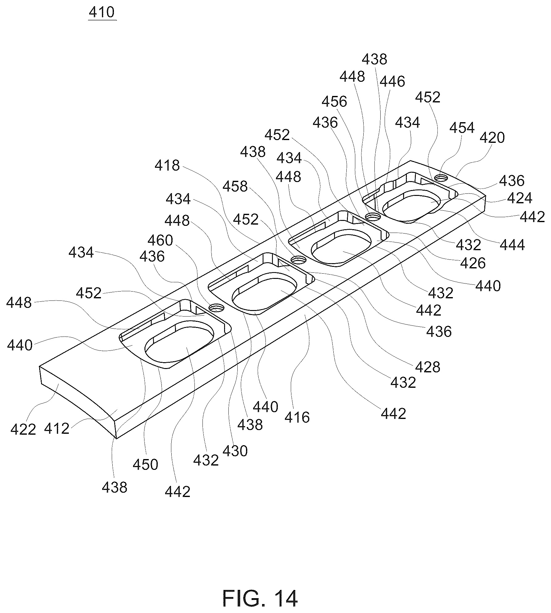 Patent US12426929 Figure 14 – Dynamic bone plate and method of use