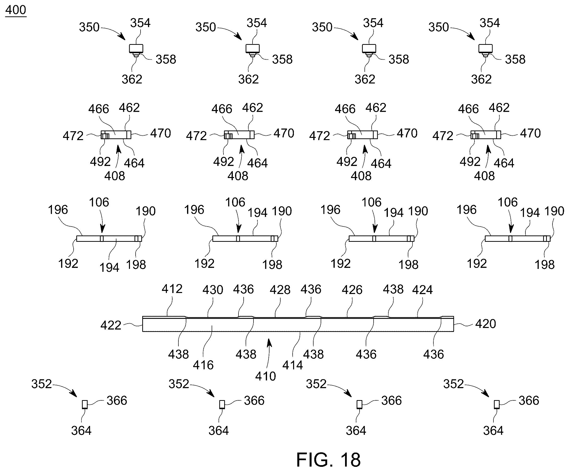 Patent US12426929 Figure 18 – Dynamic bone plate and method of use
