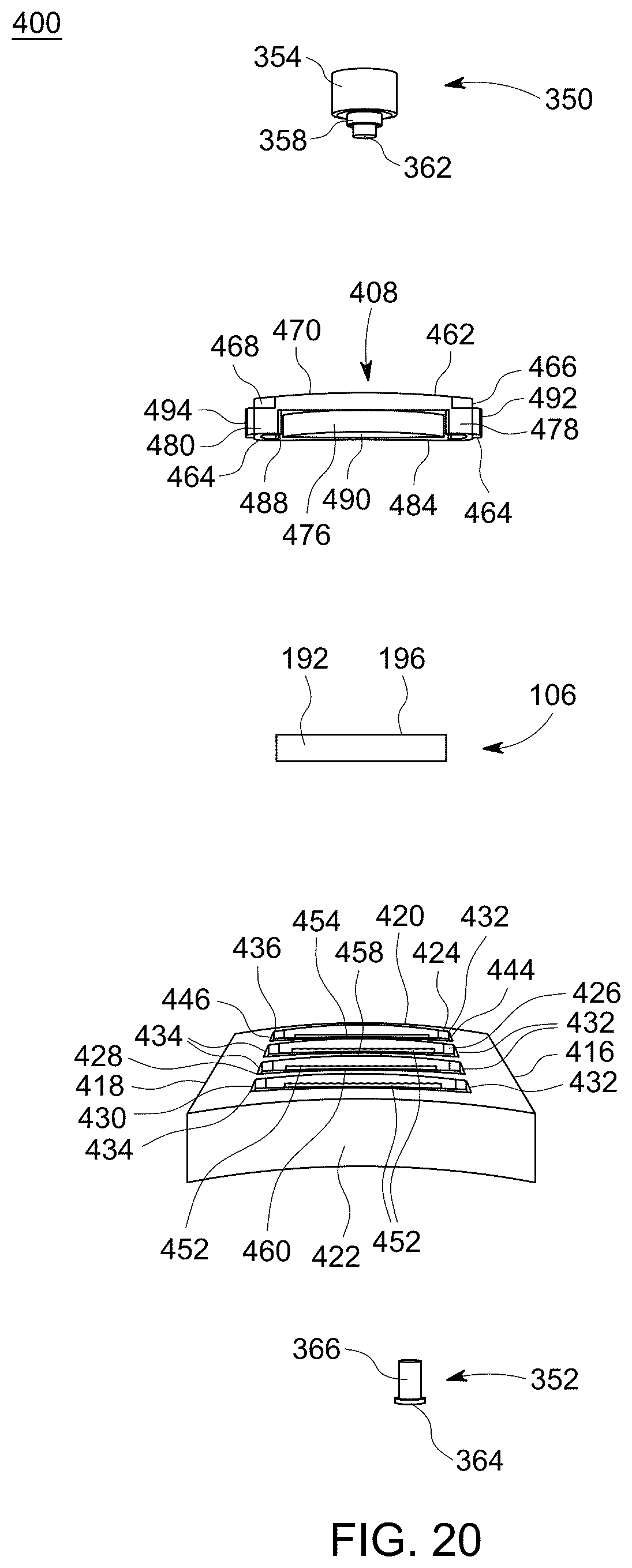 Patent US12426929 Figure 20 – Dynamic bone plate and method of use