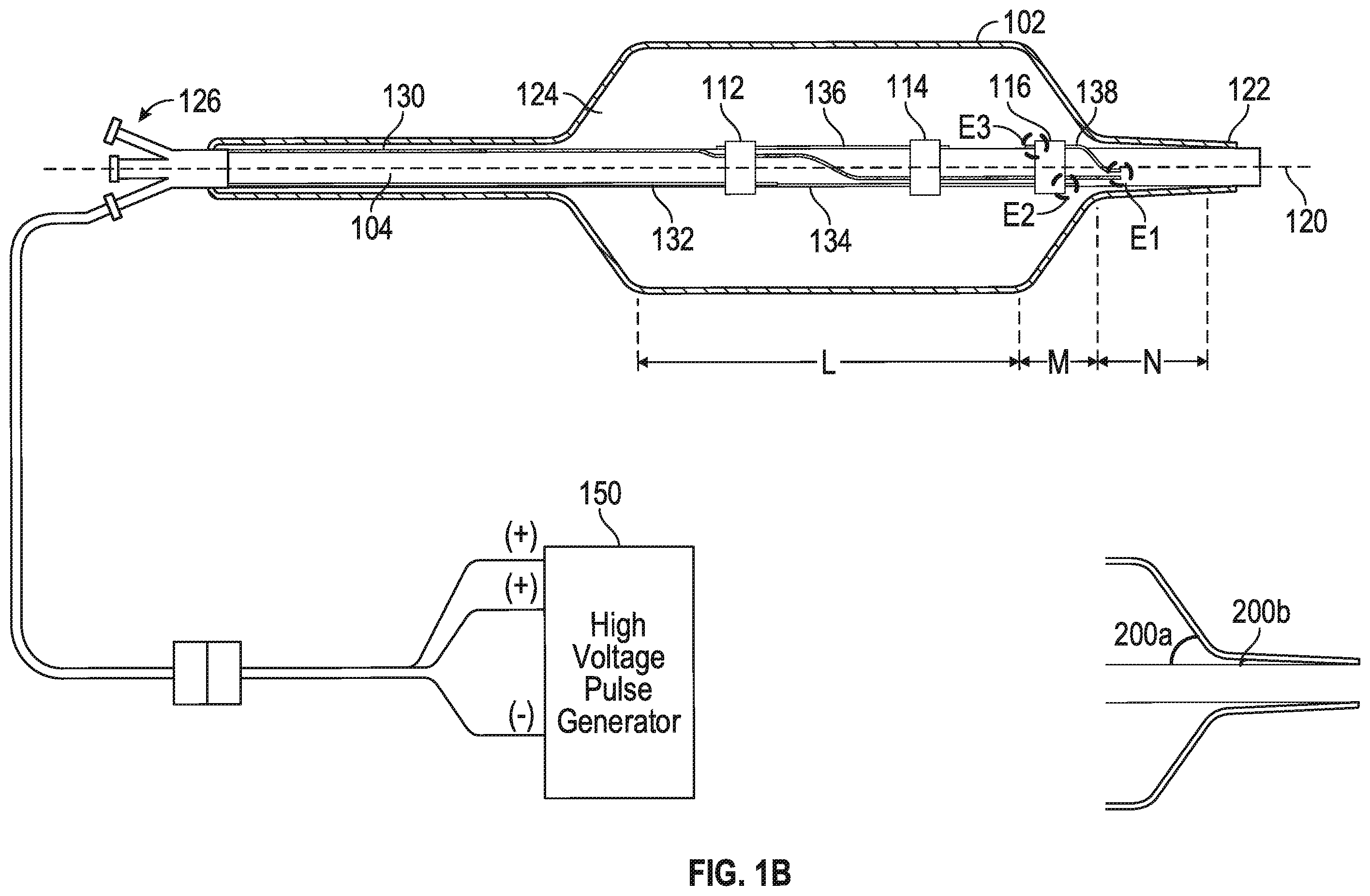 Patent US12426938 Figure 2 – Low profile electrodes for a shock wave catheter