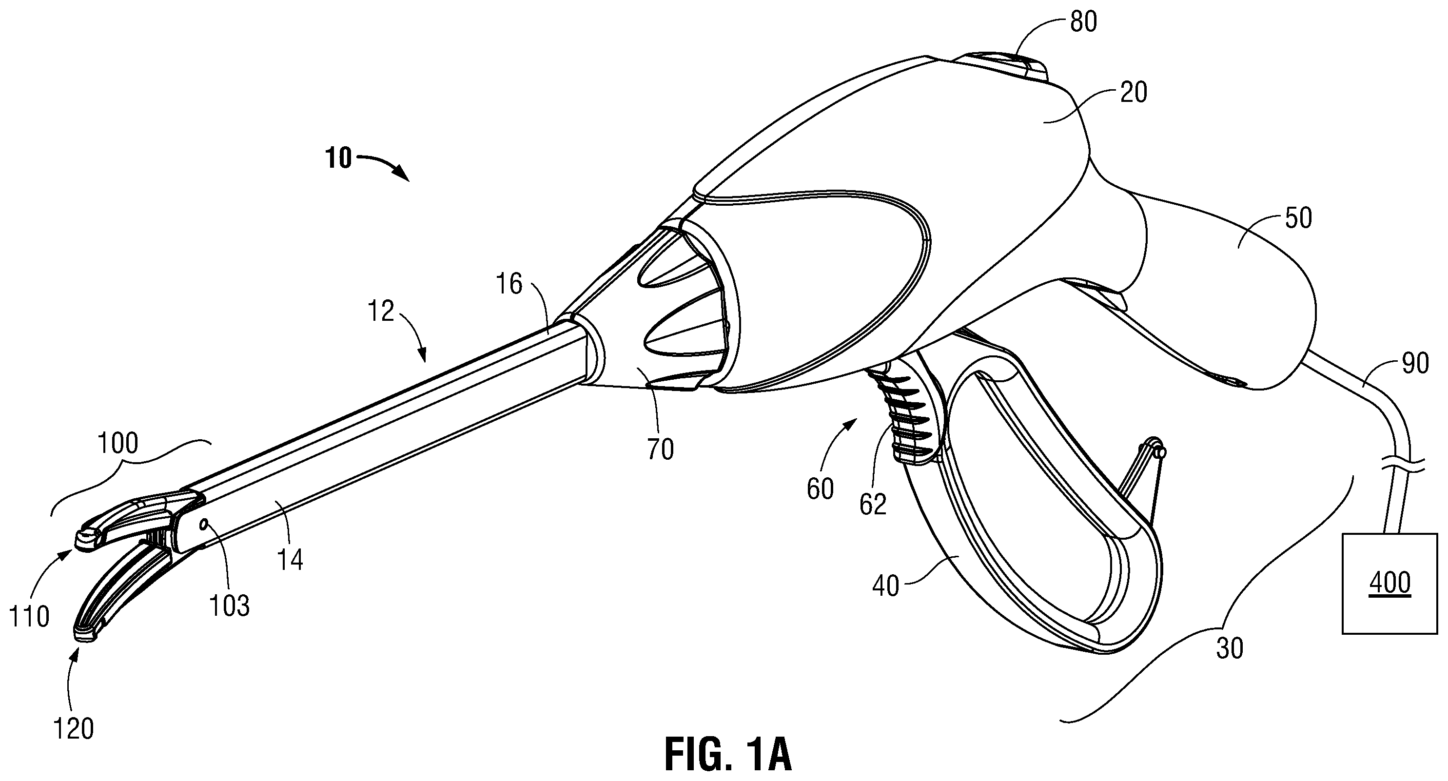 Patent US12426941 Figure 1 – Surgical instruments and systems configured to detect, analyze, and/or distinguish smoke and steam during a surgical procedure