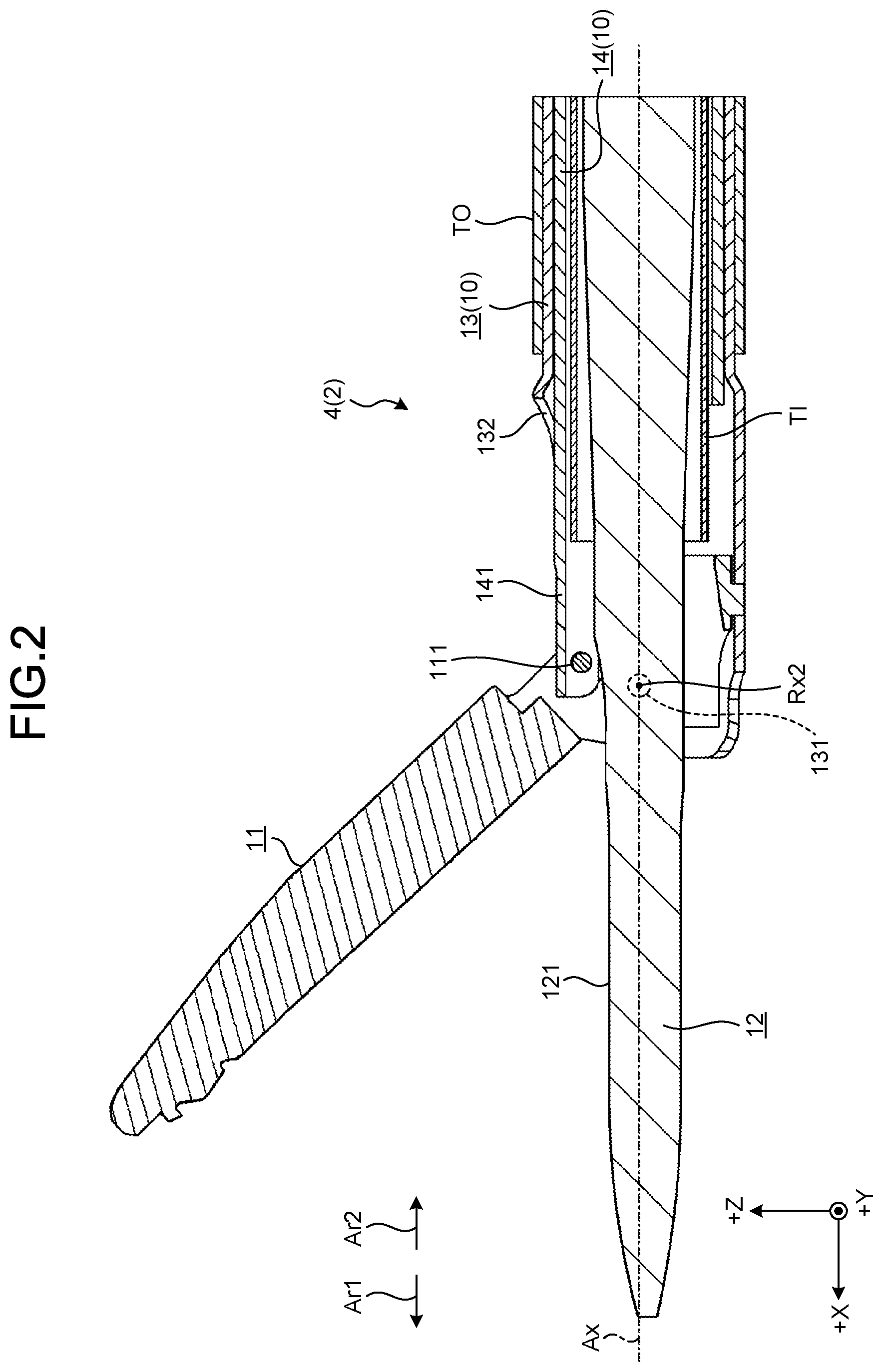 Patent US12426942 Figure 2 – Treatment tool and treatment tool assembly method