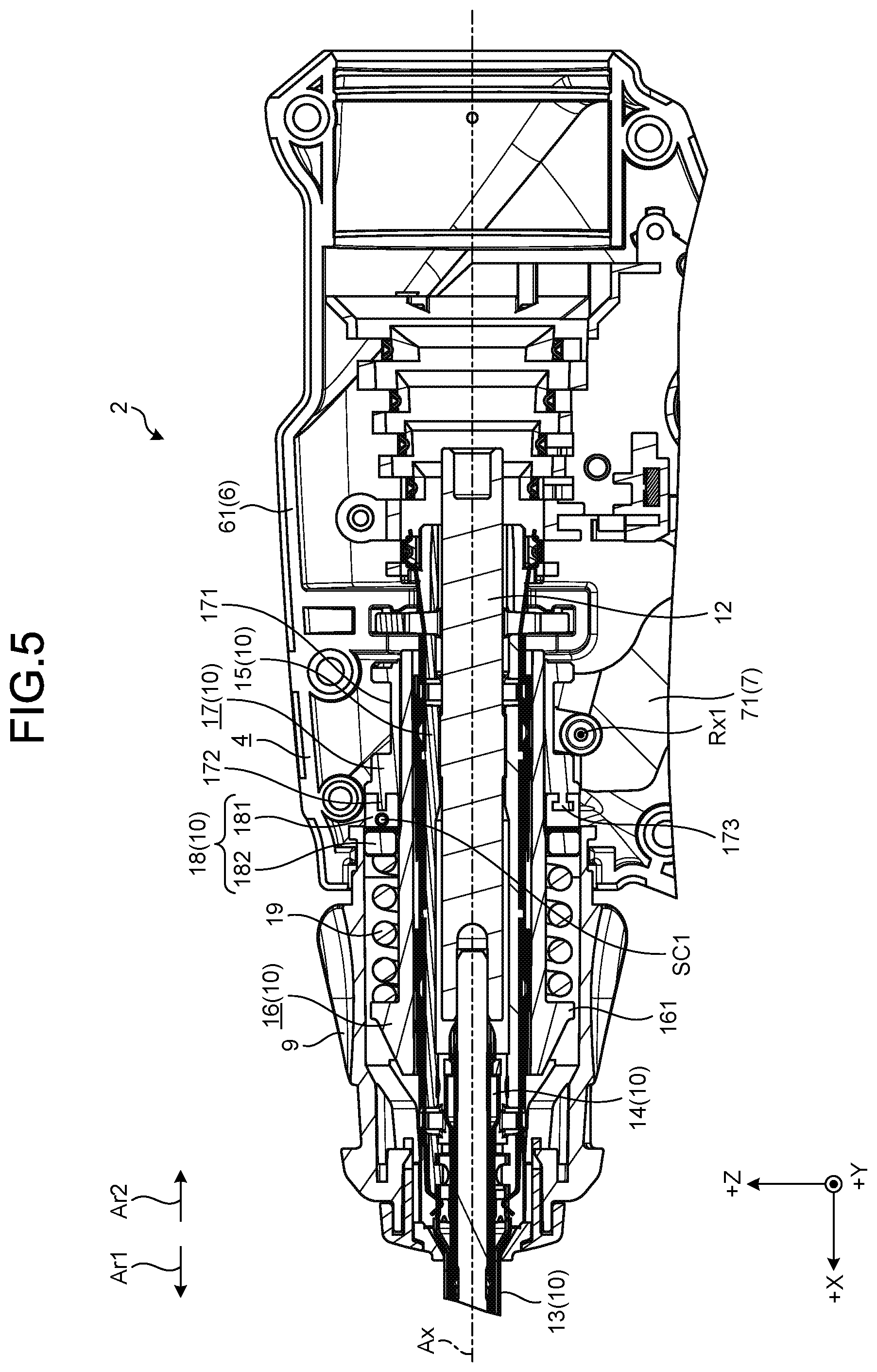 Patent US12426942 Figure 5 – Treatment tool and treatment tool assembly method